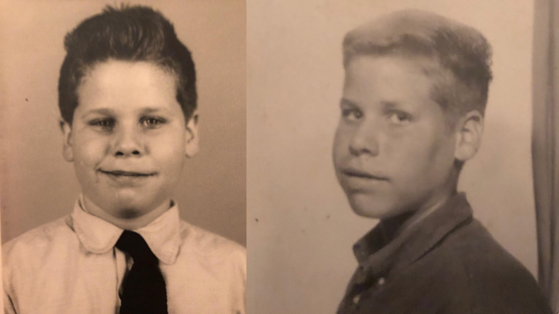 Ron Perlman in childhood