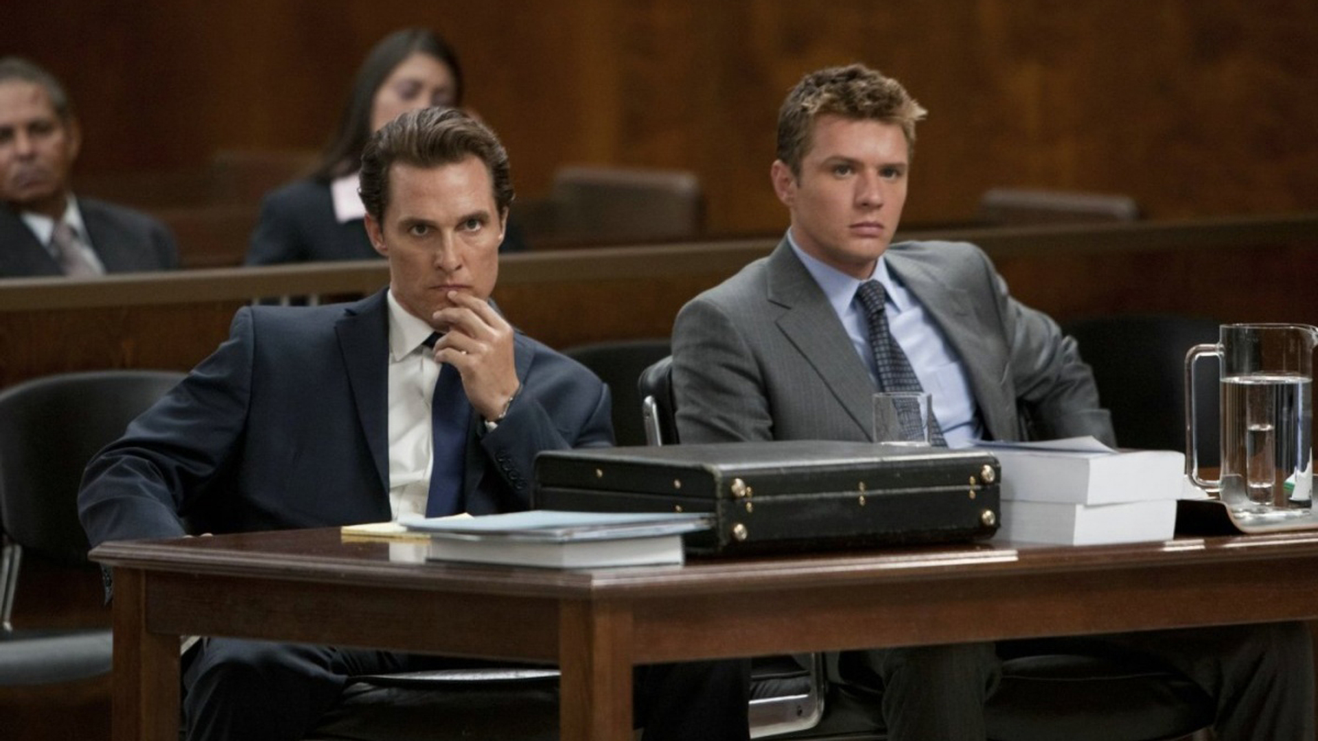 Ryan Phillippe and Matthew McConaughey in 'The Lincoln Lawyer'