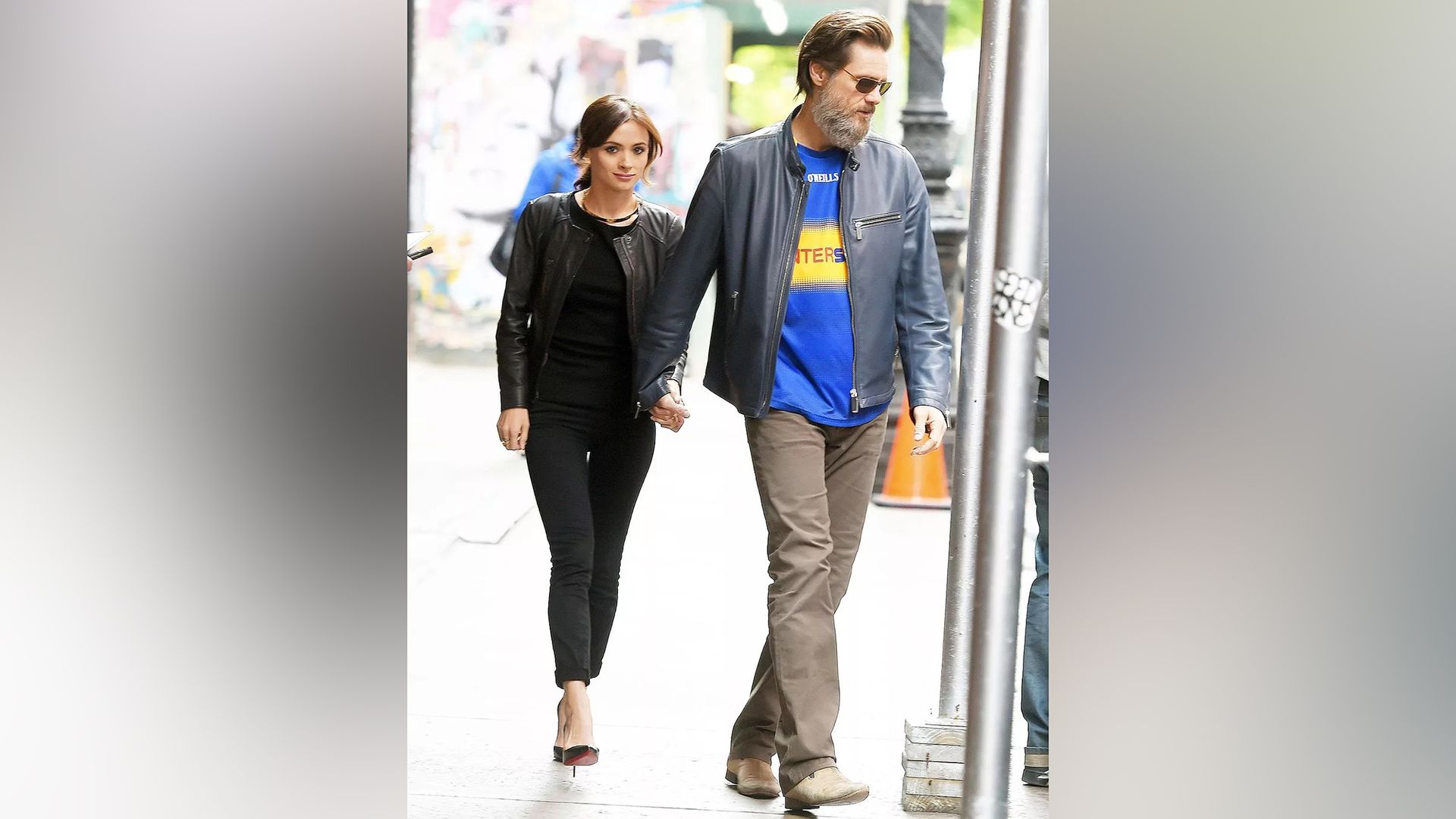 Jim Carrey and Cathriona White