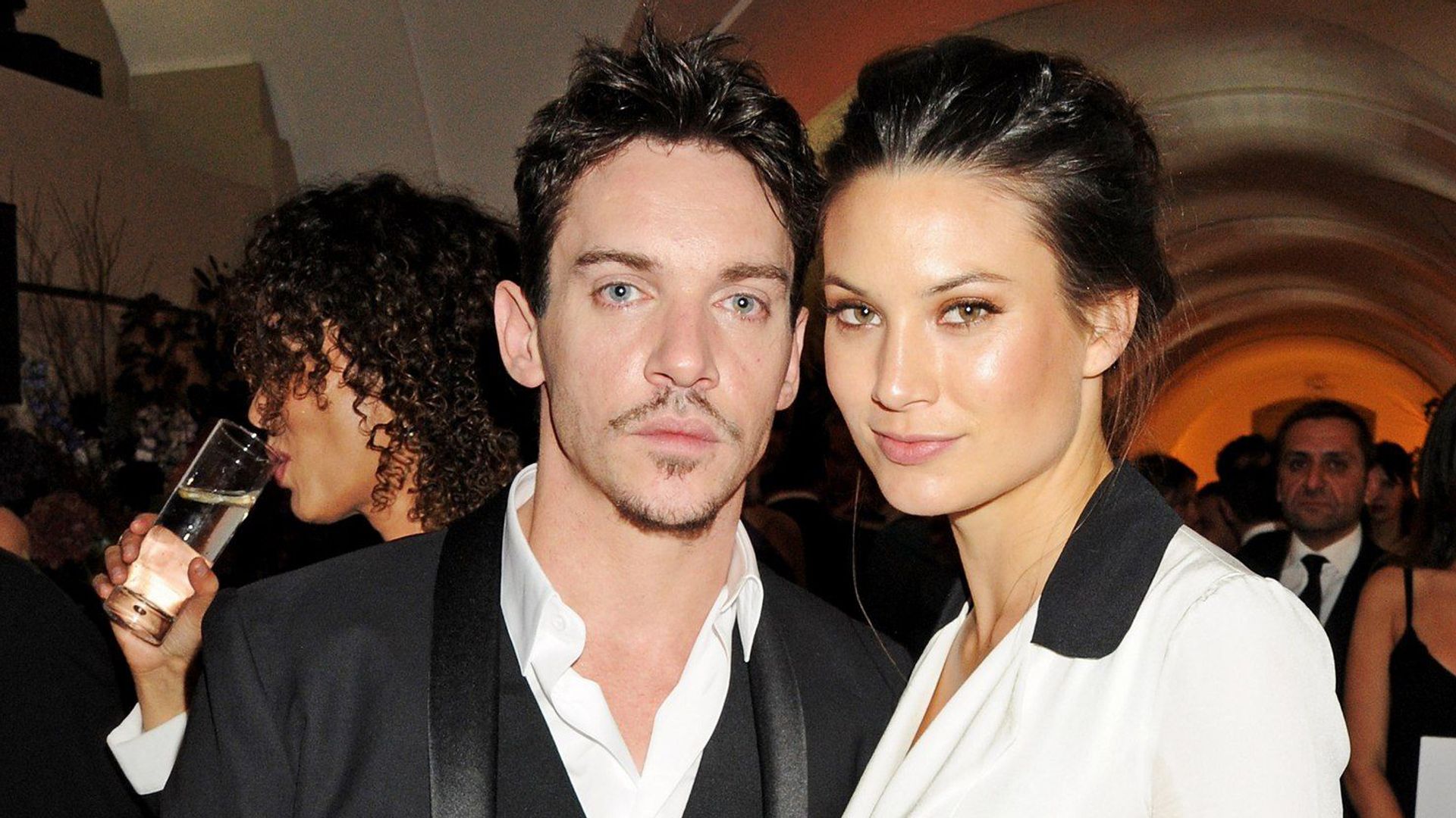 Jonathan Rhys Meyers and Victoria Keon-Cohen