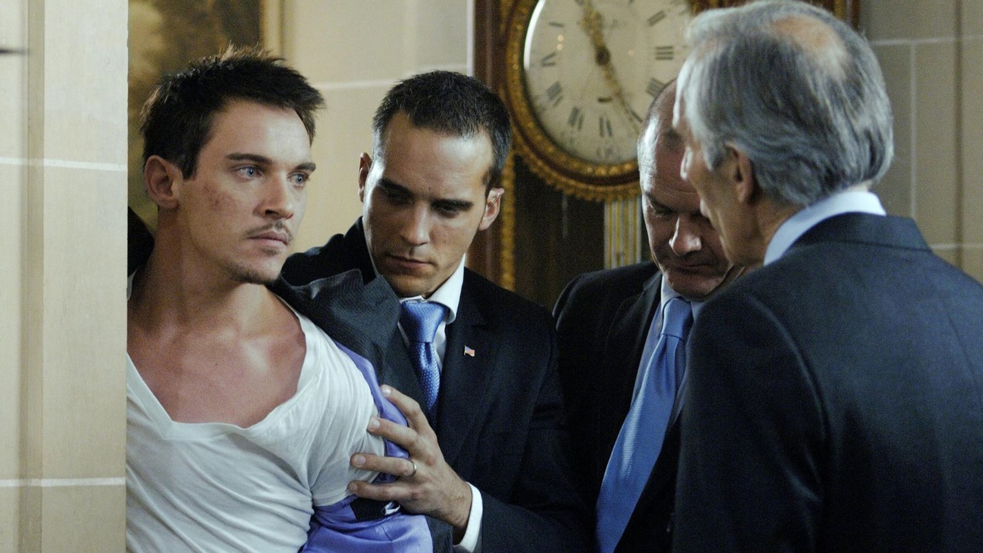 Jonathan Rhys Meyers in the film From Paris with Love