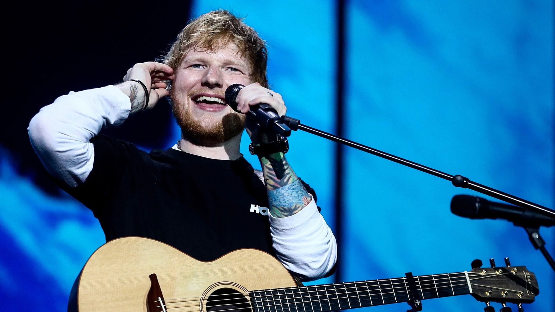 A bright representative of the Aquarius sign is singer Ed Sheeran