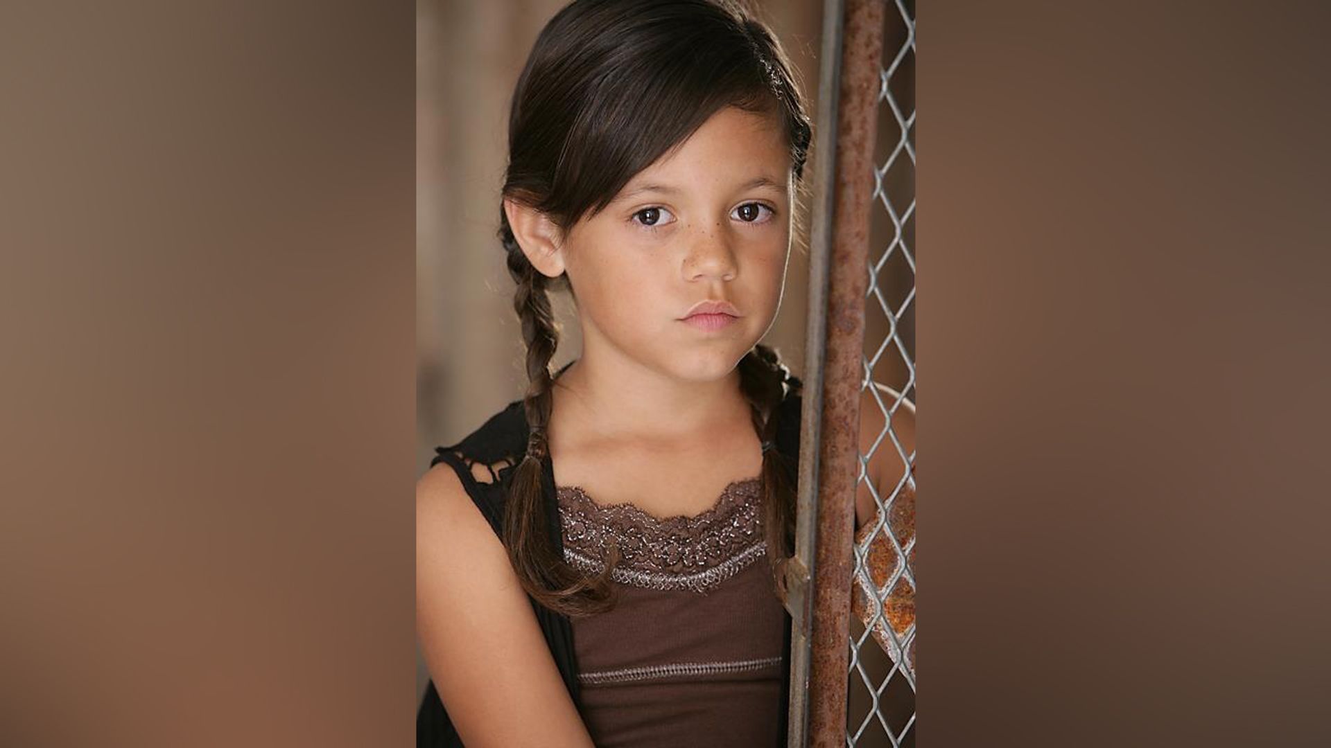 Jenna Ortega in her childhood