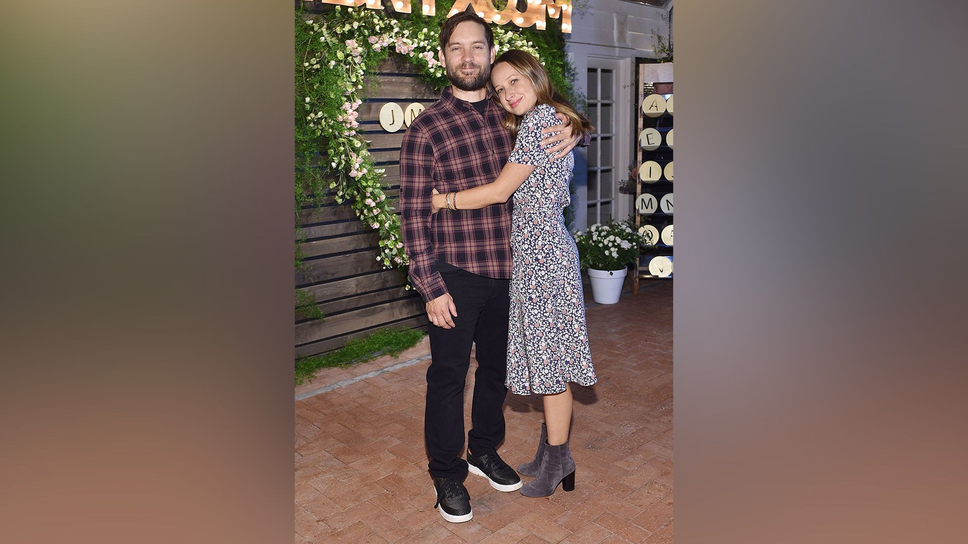 Tobey Maguire and Jennifer Meyer