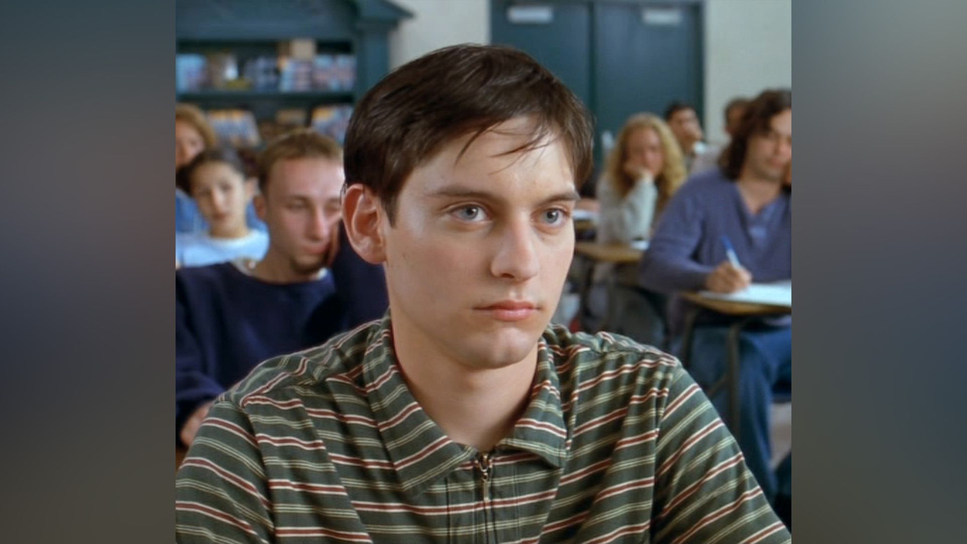 Tobey Maguire in the movie «Pleasantville»