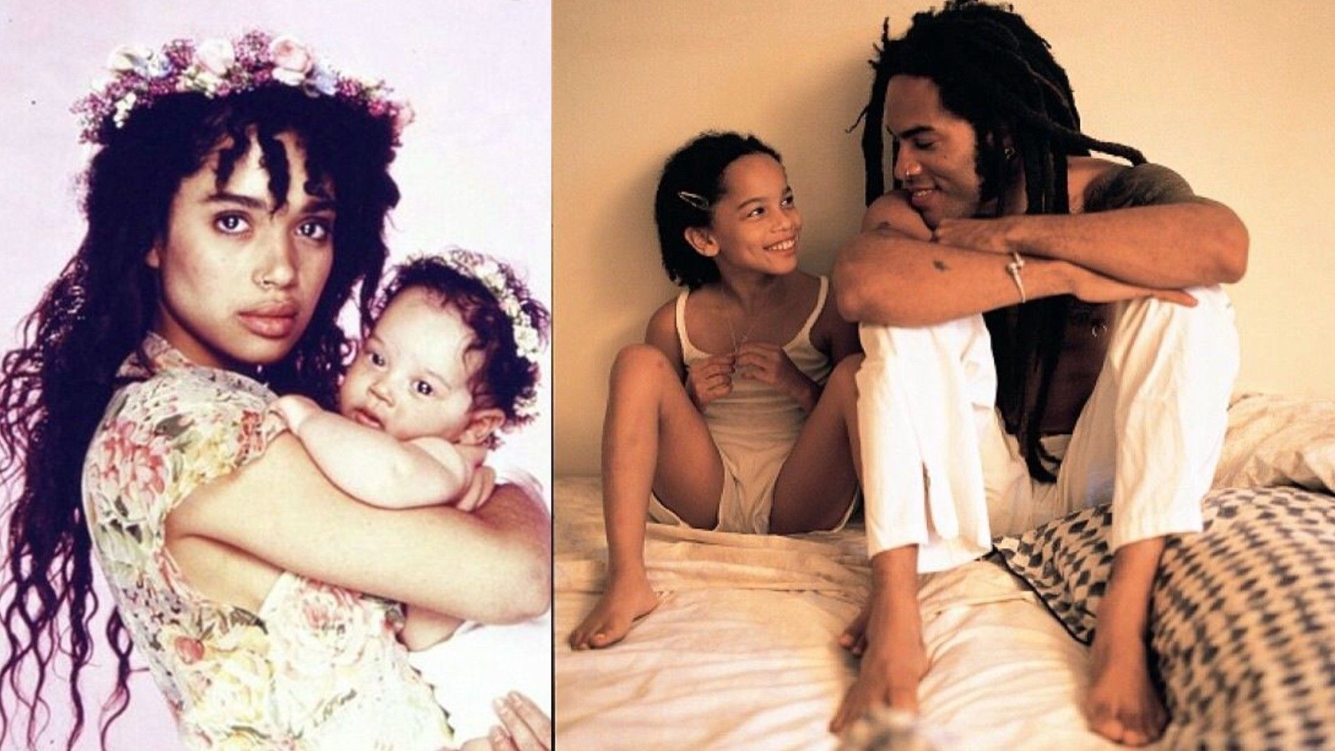 Zoë Kravtiz`s parents: Lisa Bonet and Lenny Kravitz