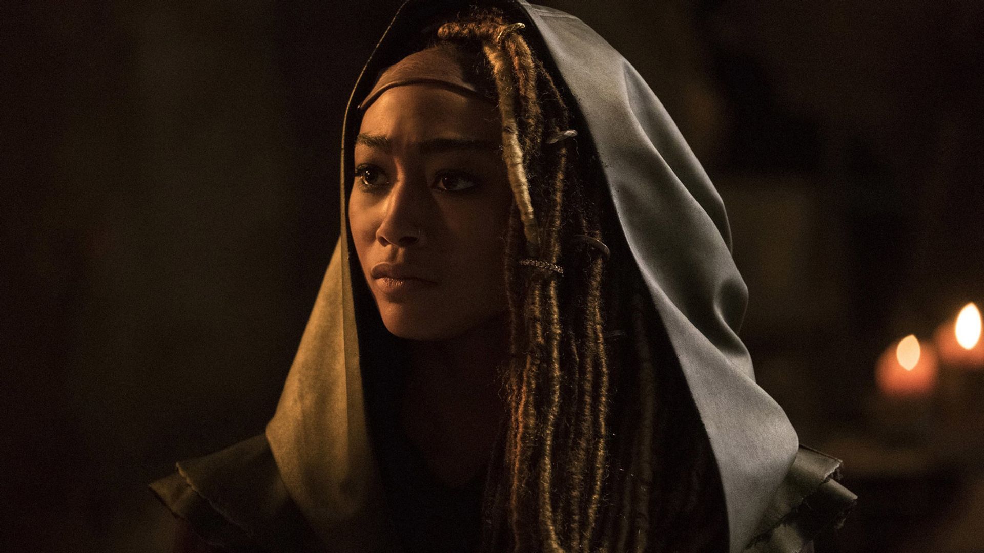 Tati Gabrielle in the series 'The 100'