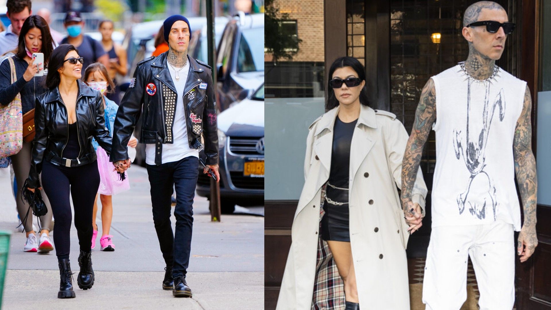 Kourtney Kardashian and Travis Barker