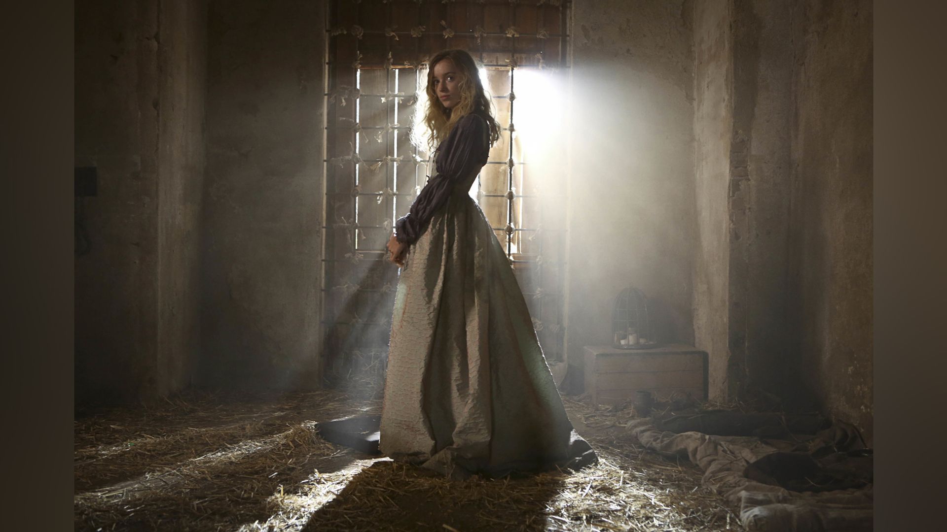 The actress in The Musketeers