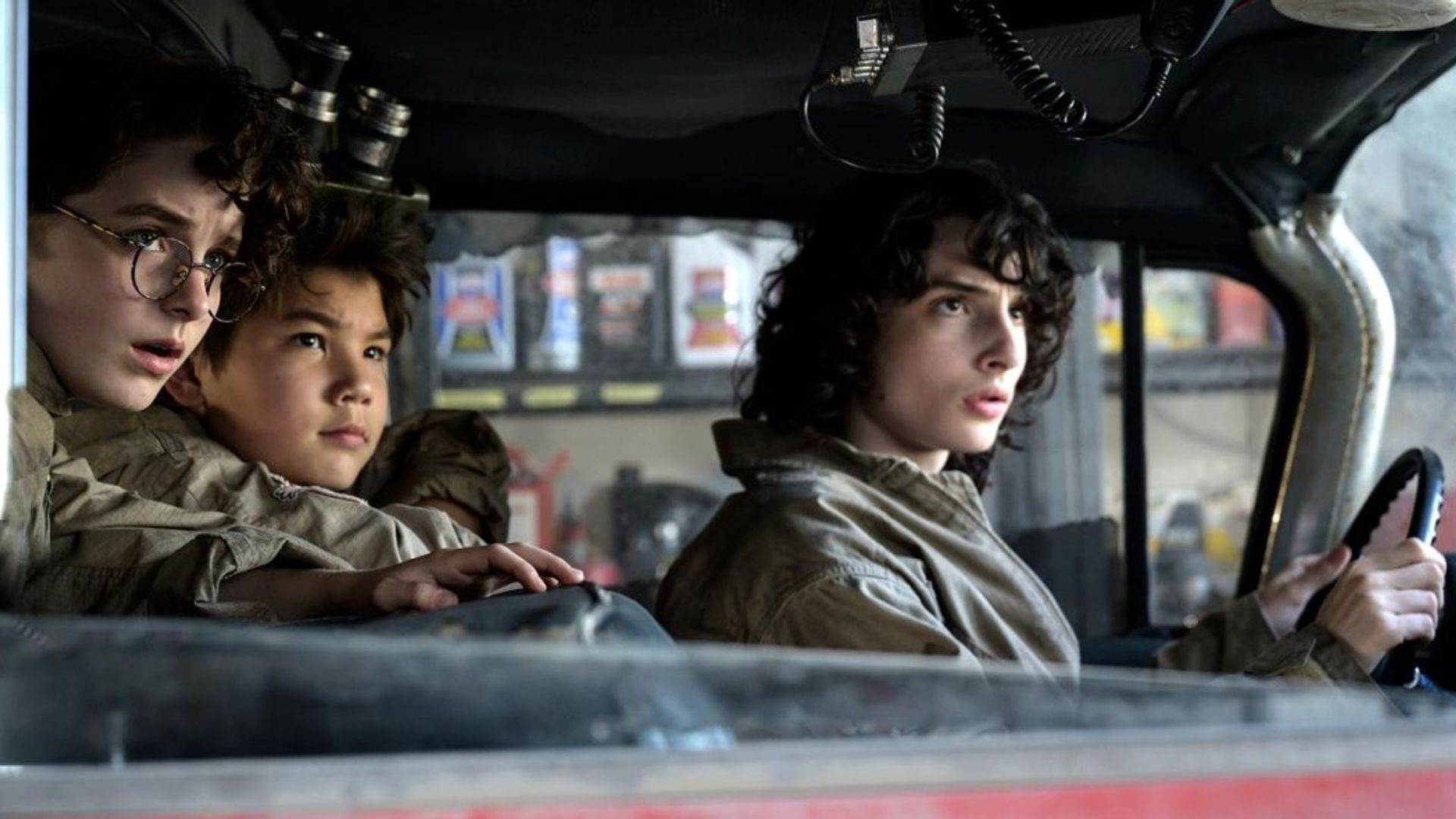 Finn Wolfhard in the new Ghostbusters