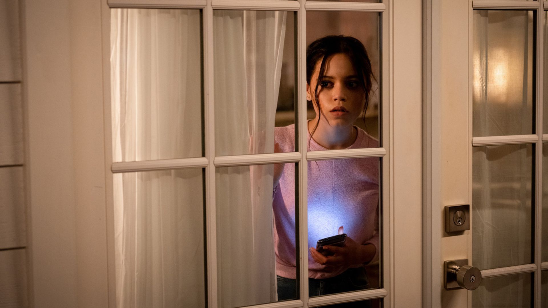 Jenna Ortega in the movie Scream