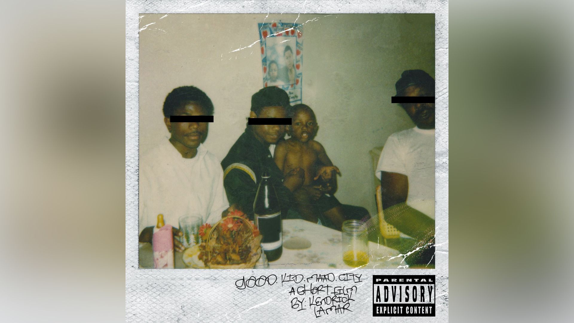 Kendrick Lamar's album cover for Good Kid, M.A.A.D City