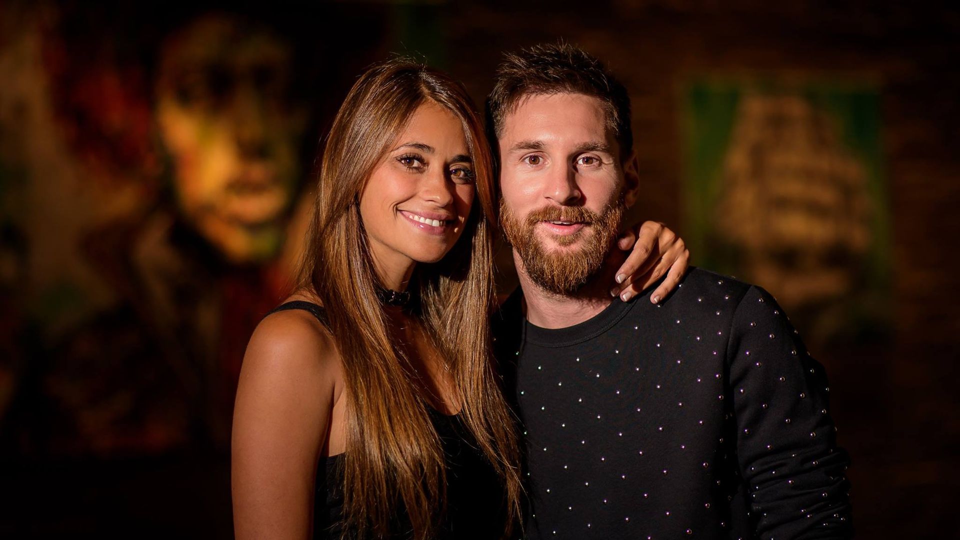 Lionel Messi and his wife Antonella Roccuzzo