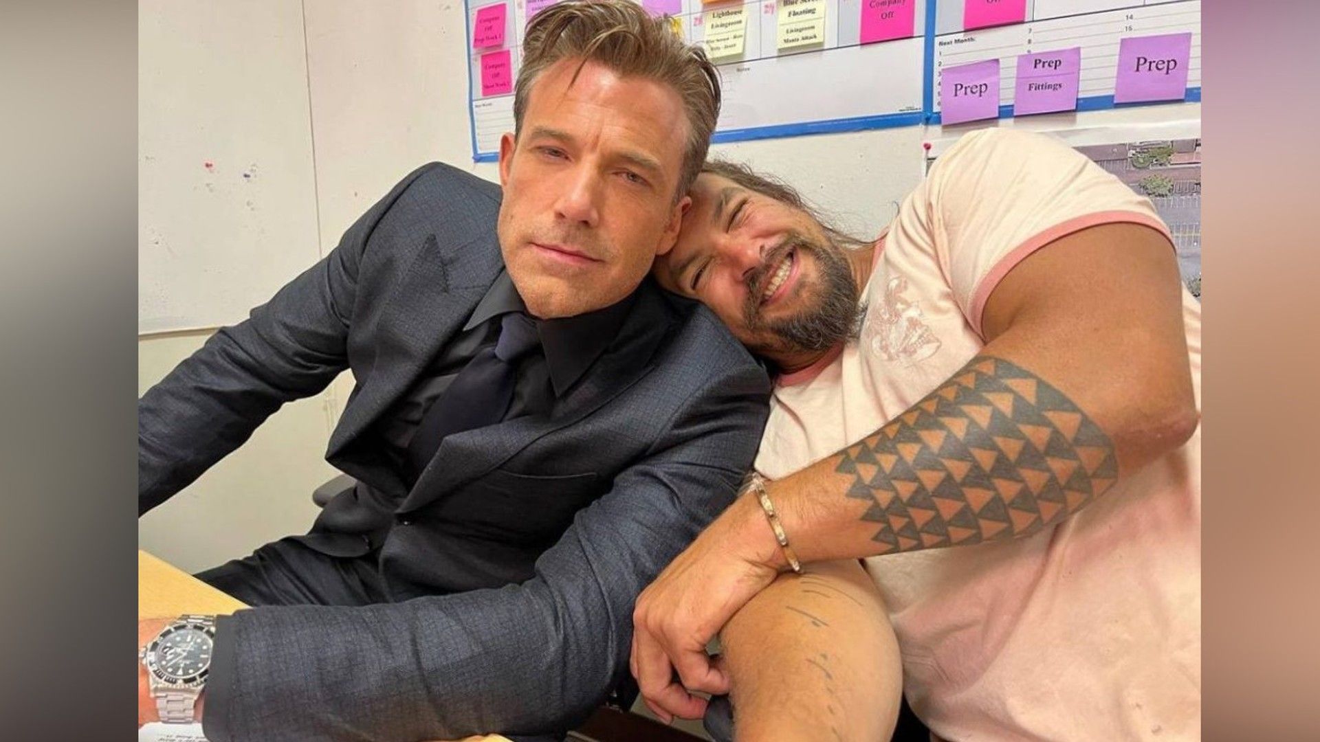 Ben Affleck and Jason Momoa