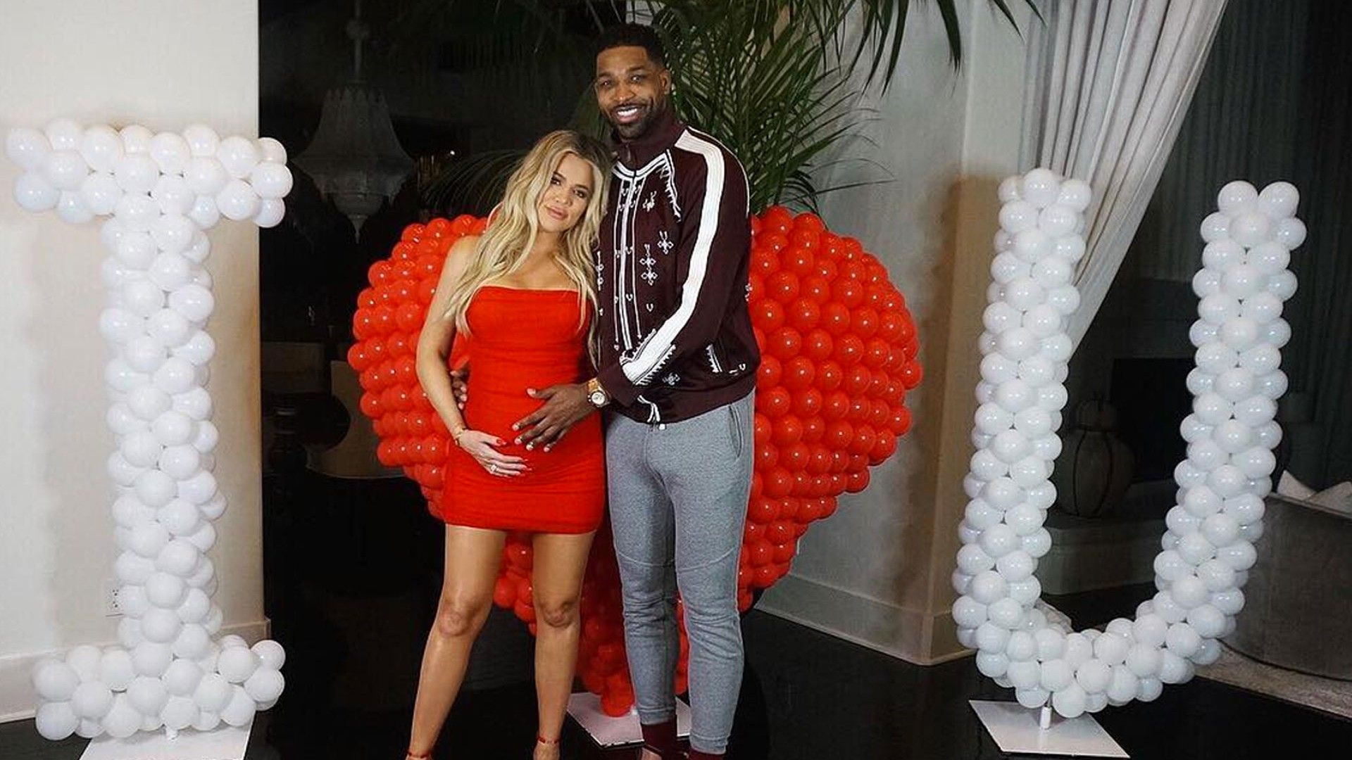 Khloe Karadashian and Tristan Thompson