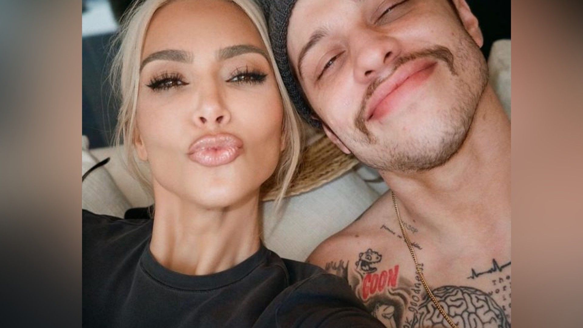 Kim Kardashian and Pete Davidson