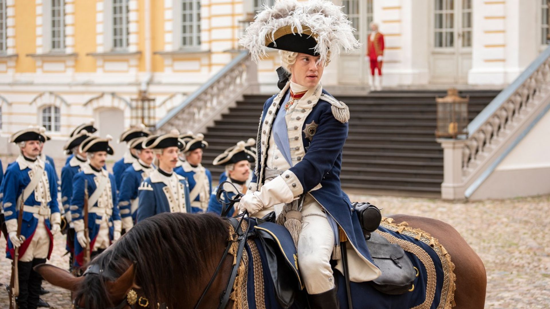 Joseph Quinn in the series Catherine the Great