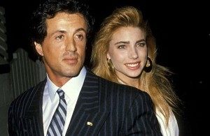 Loves his family: Sylvester Stallone interrupted the image of his wife with a tattoo of a dead dog