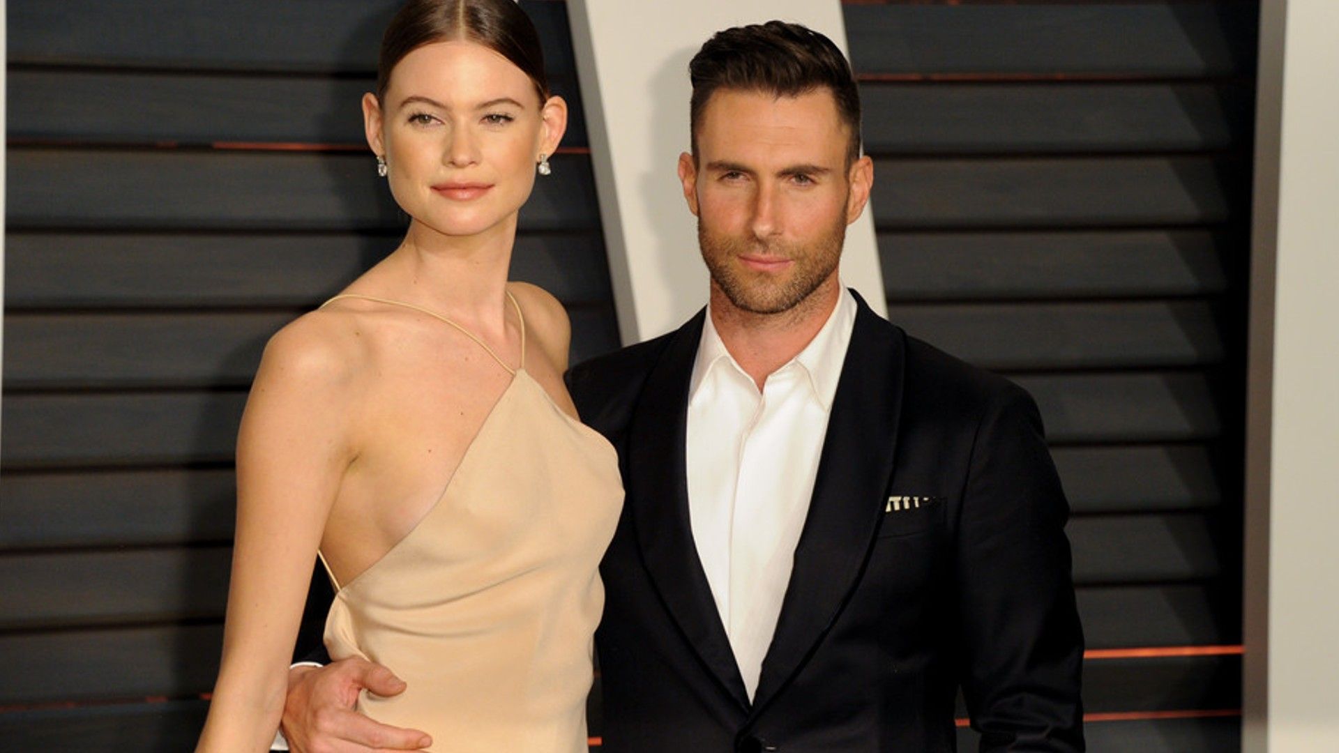 Behati Prinsloo and Adam Levine