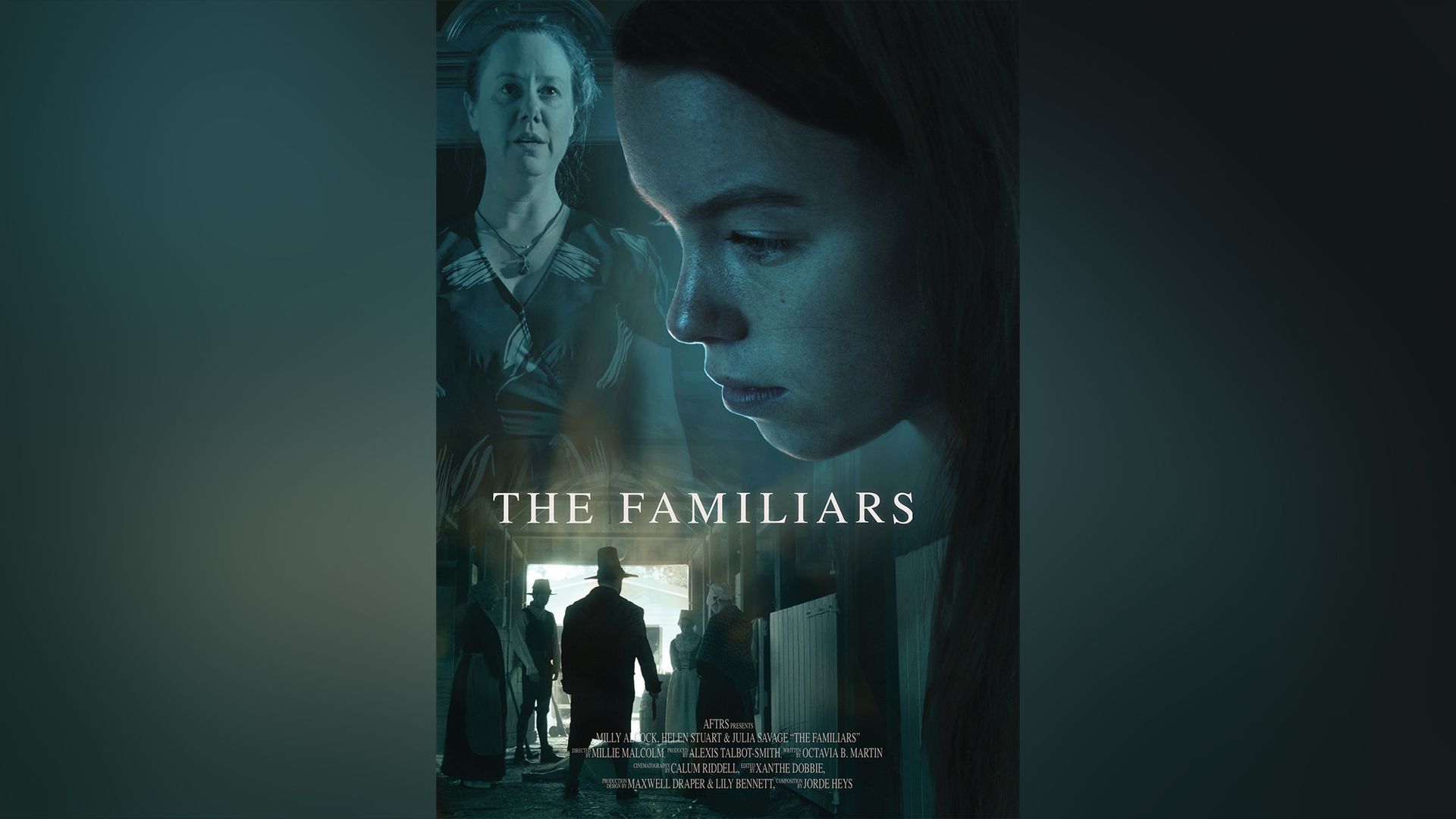 Milly Alcock on the cover of the short film Familiars