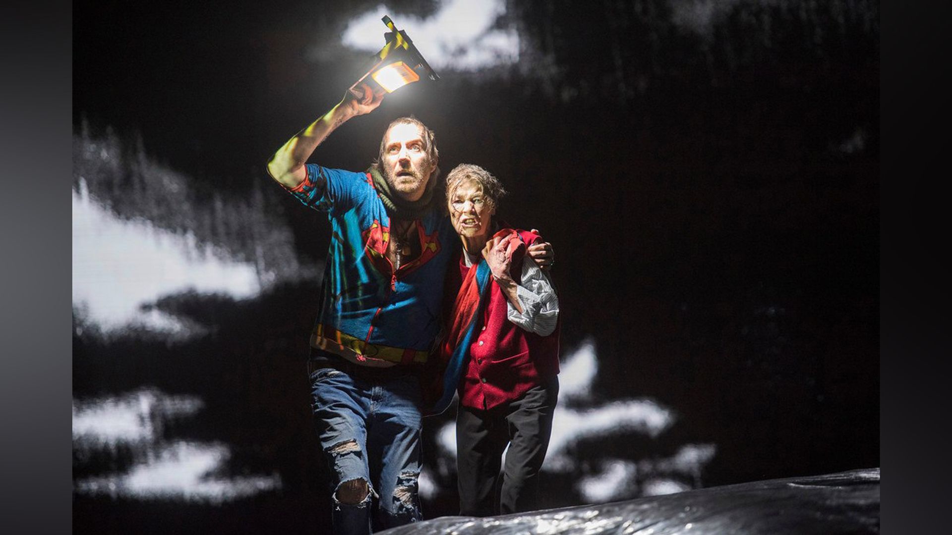 Rhys Ifans in the play 'King Lear'