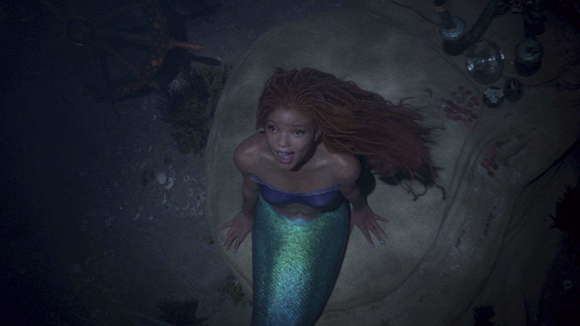 Halle Bailey in the movie «The Little Mermaid»