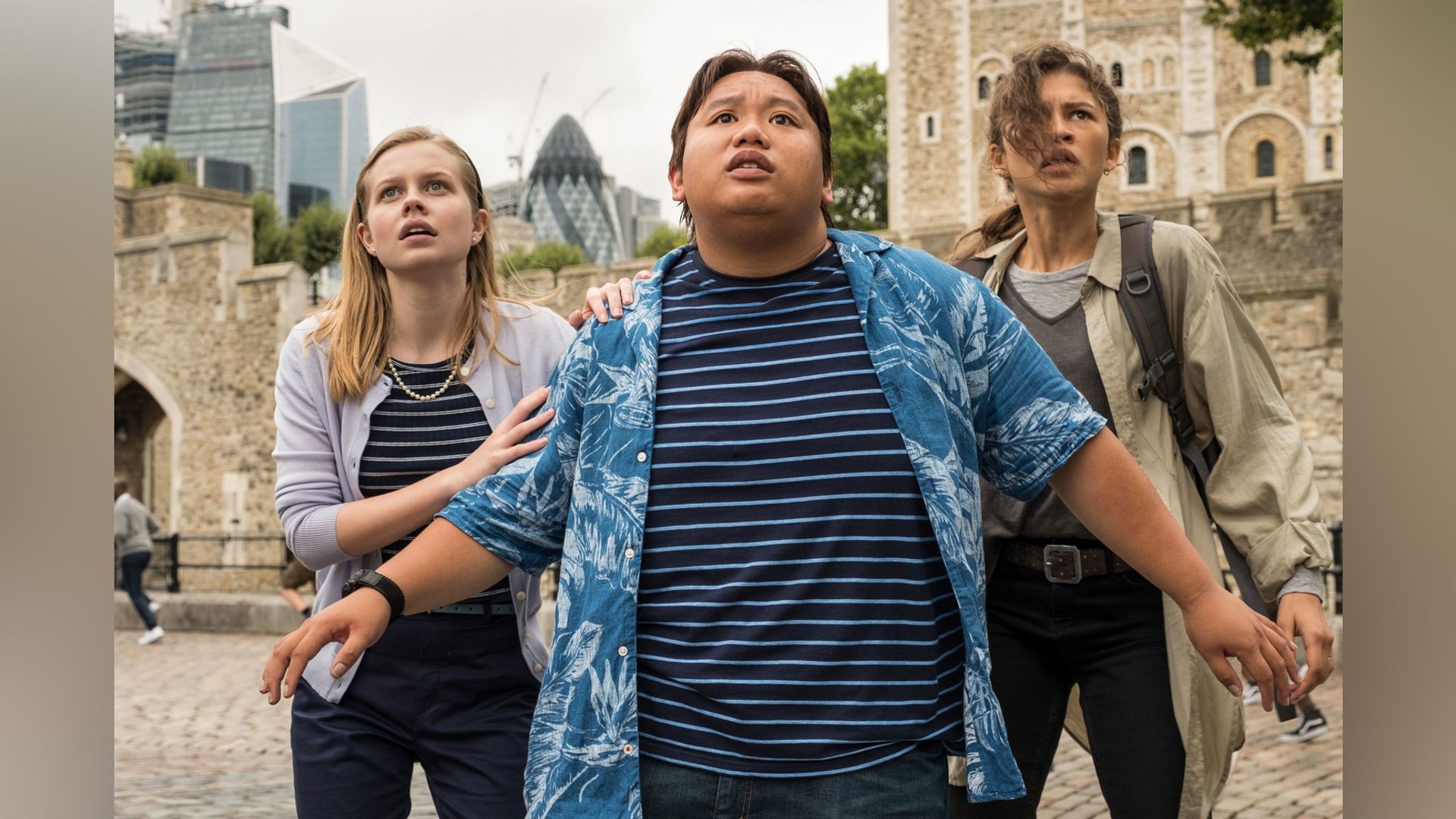 Jacob Batalon in the movie Spider-Man: Far From Home