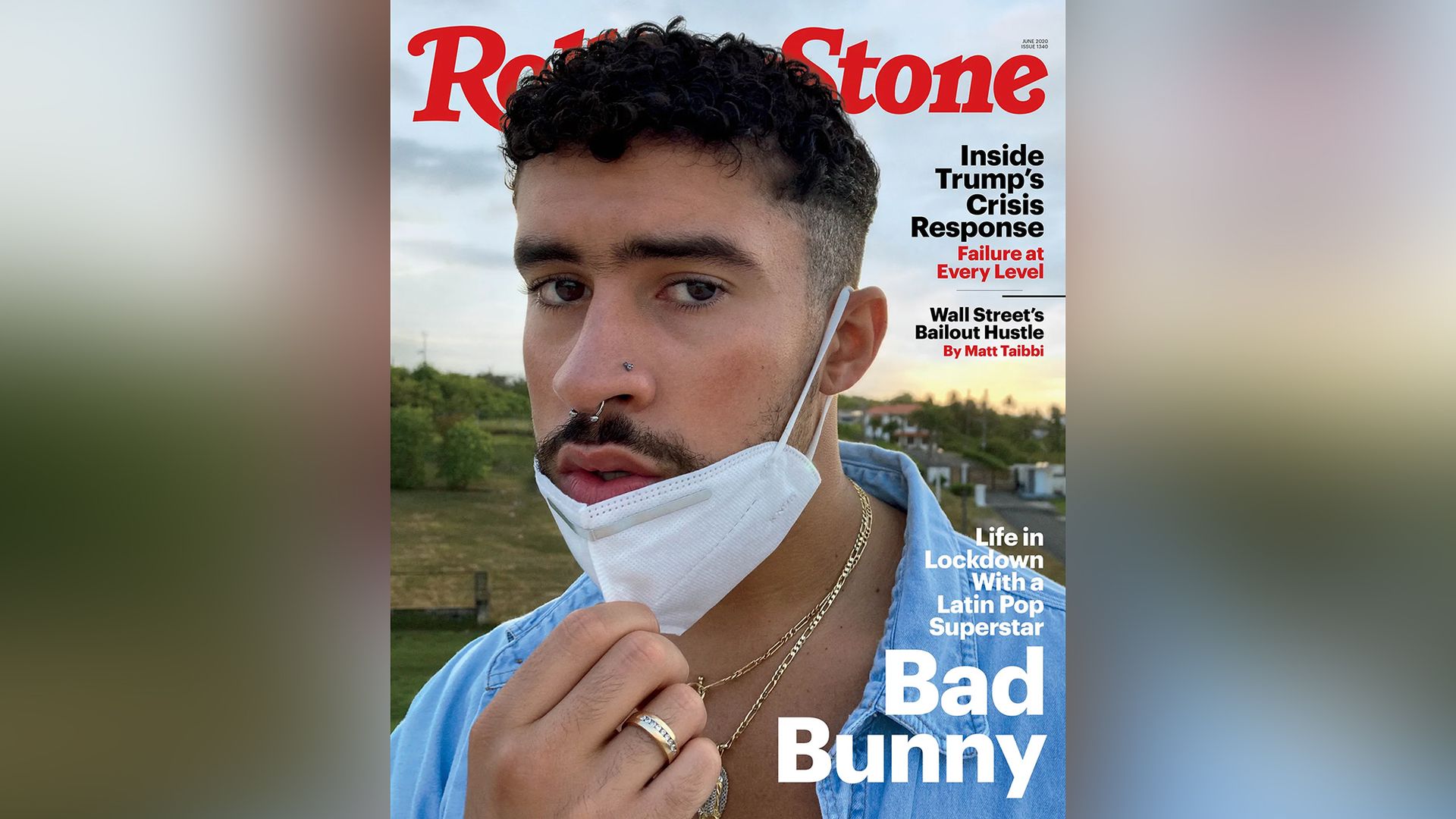 Бэд Банни на обложке Rolling Stone