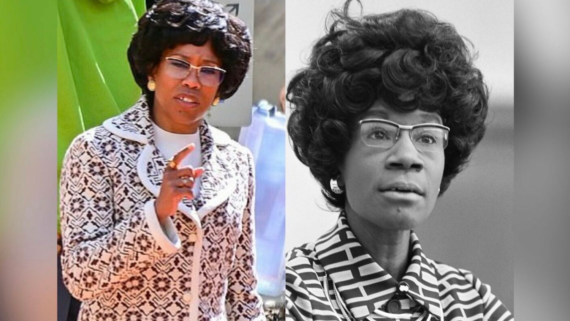 Regina King as Shirley Chisholm