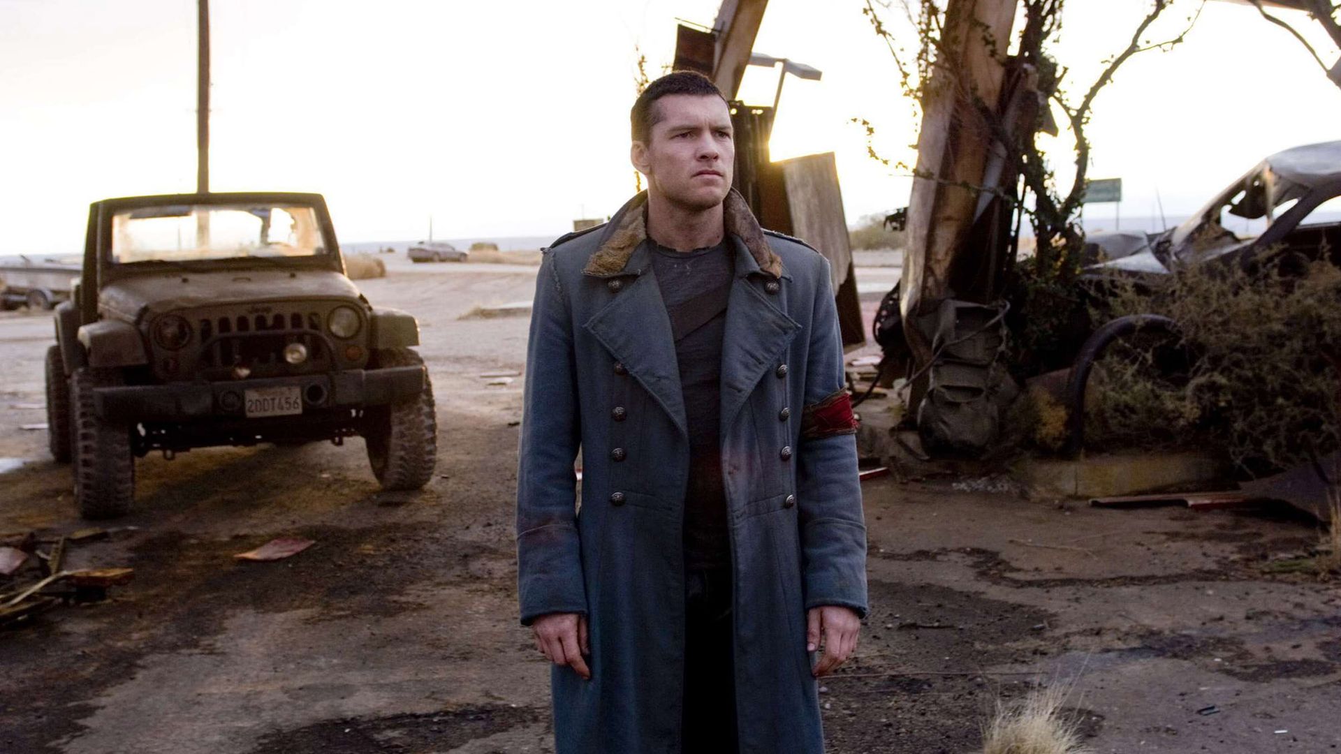 Sam Worthington in the movie 'Terminator Salvation'