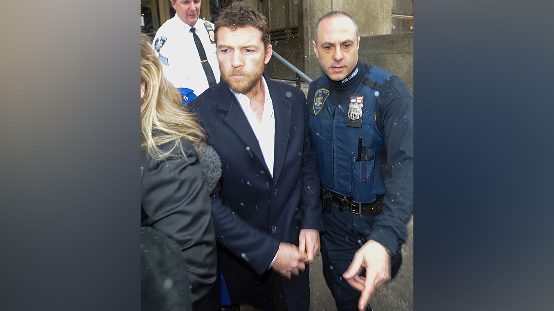 Sam Worthington after the paparazzi trial
