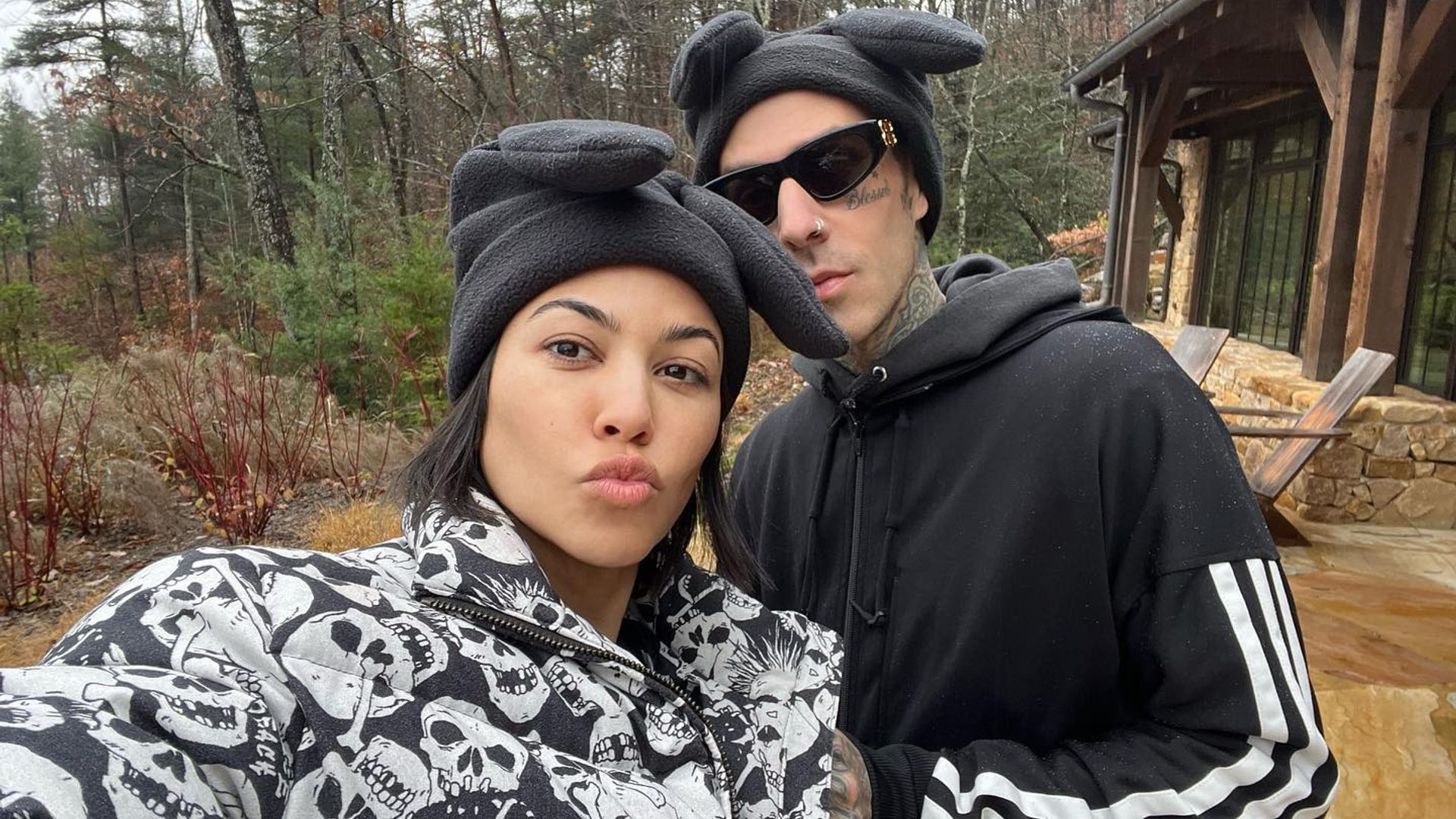 Kourtney Kardashian and Travis Barker