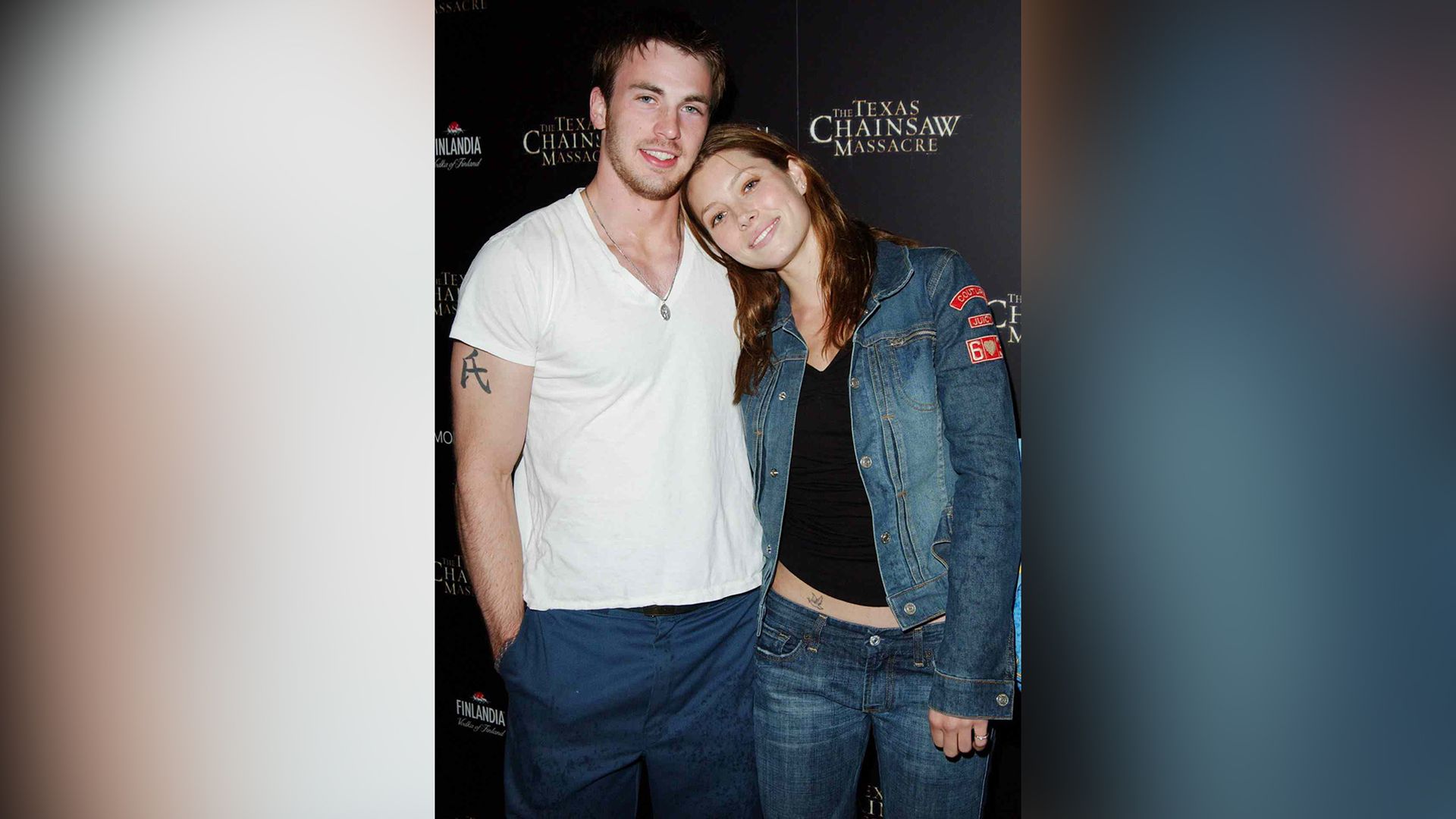 Jessica Biel and Chris Evans