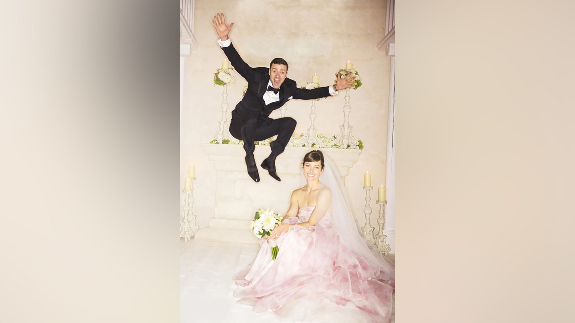 The wedding of Jessica Biel and Justin Timberlake