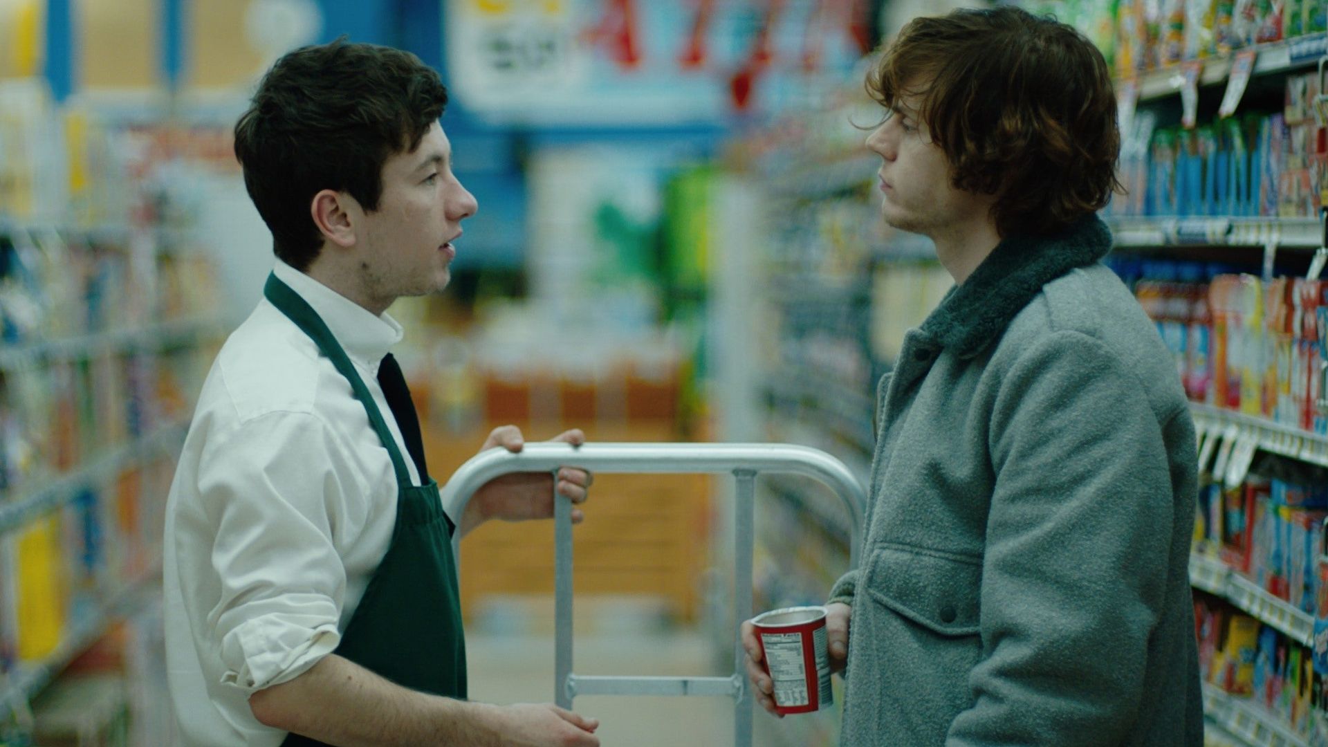 Barry Keoghan and Evan Peters in the movie 'American Animals'