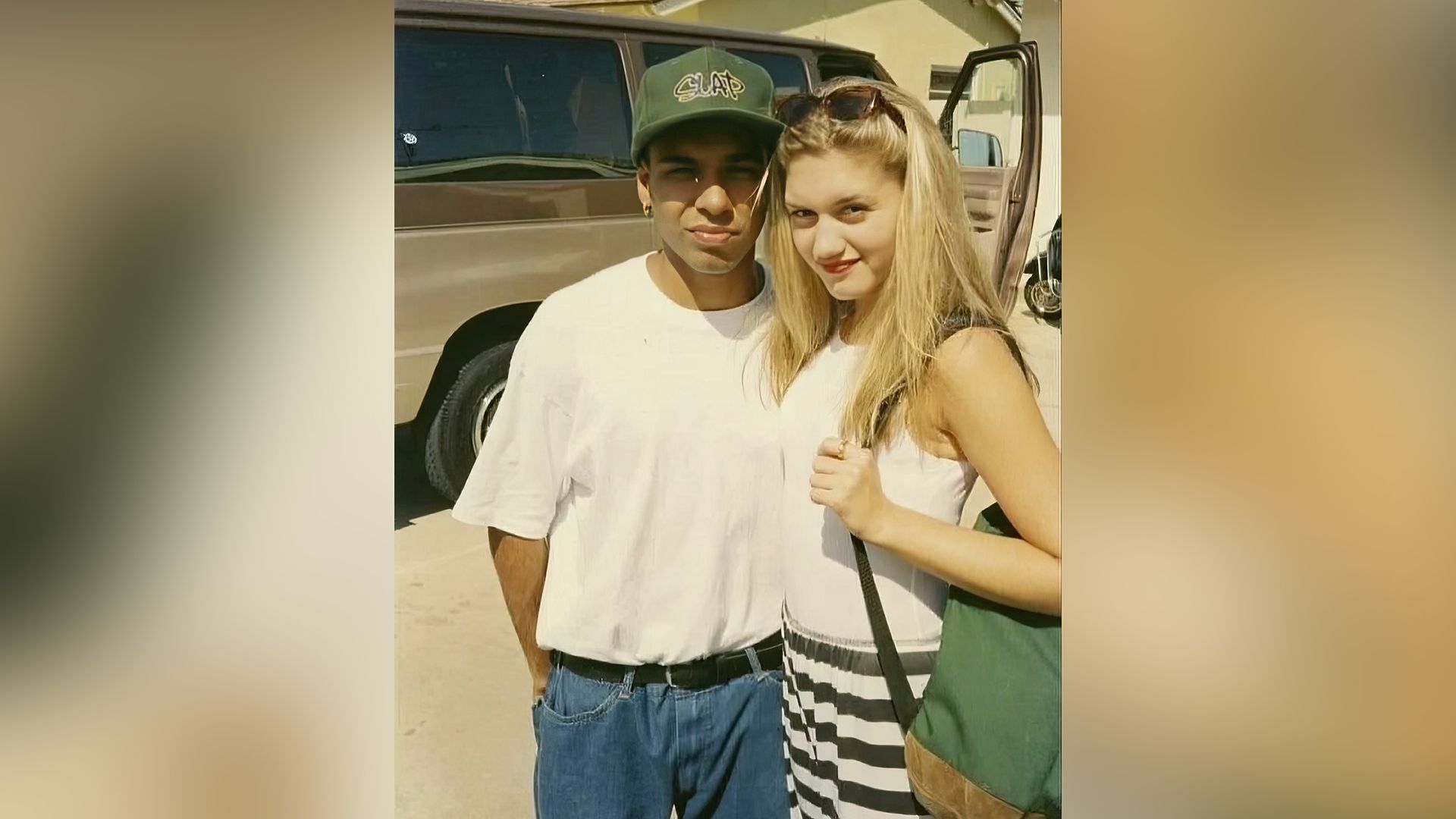 Gwen Stefani and Tony Kanal in their youth