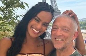 Vincent Cassel and Young Fiancée in Revealing Bikini Spotted on Rio de Janeiro Beach