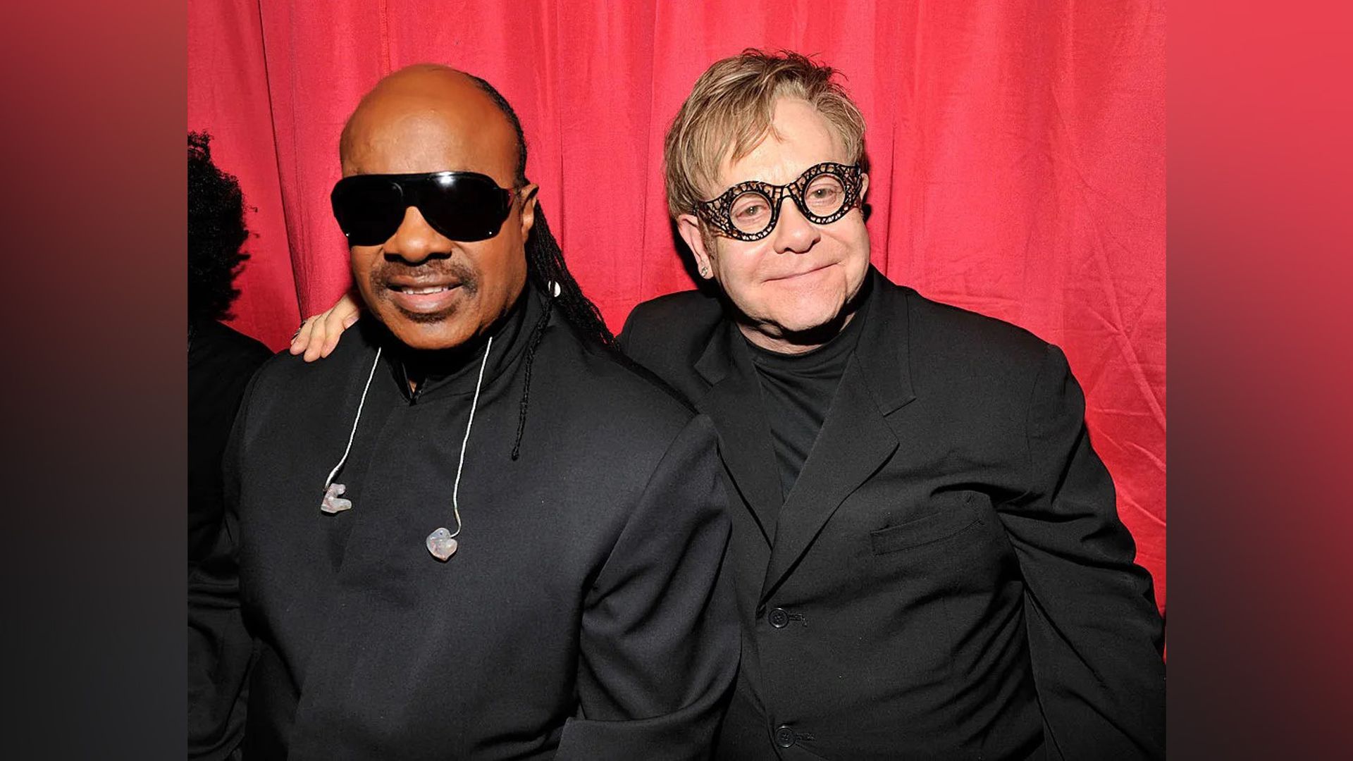 Stevie Wonder and Elton John