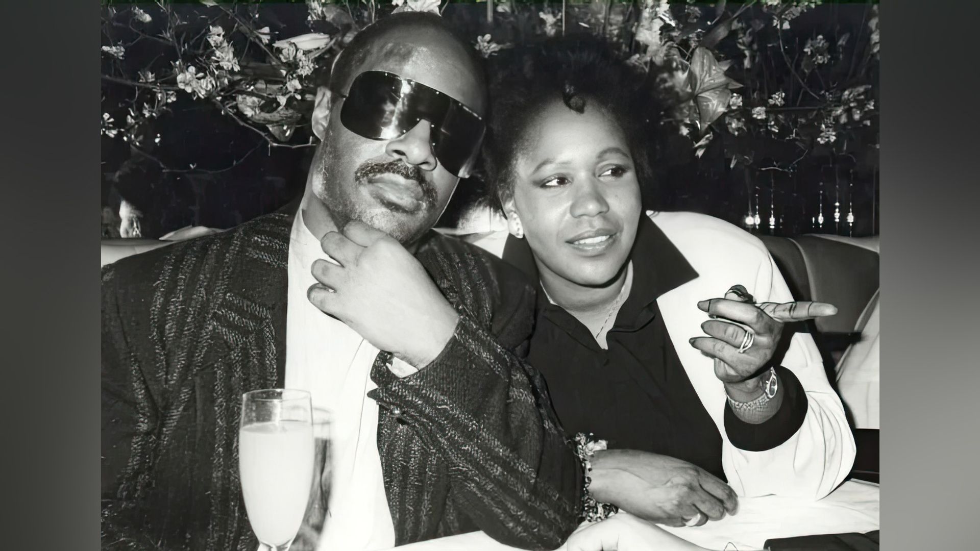 Stevie Wonder and Yolanda Simmons