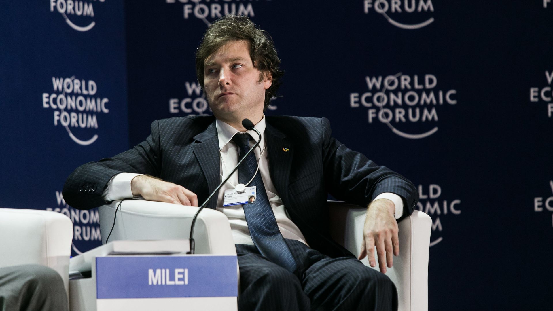 Javier Miley at the Economic Forum (2014)