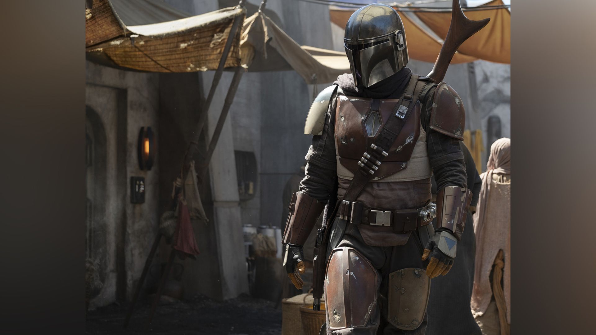 Pedro Pascal in the series «The Mandalorian»