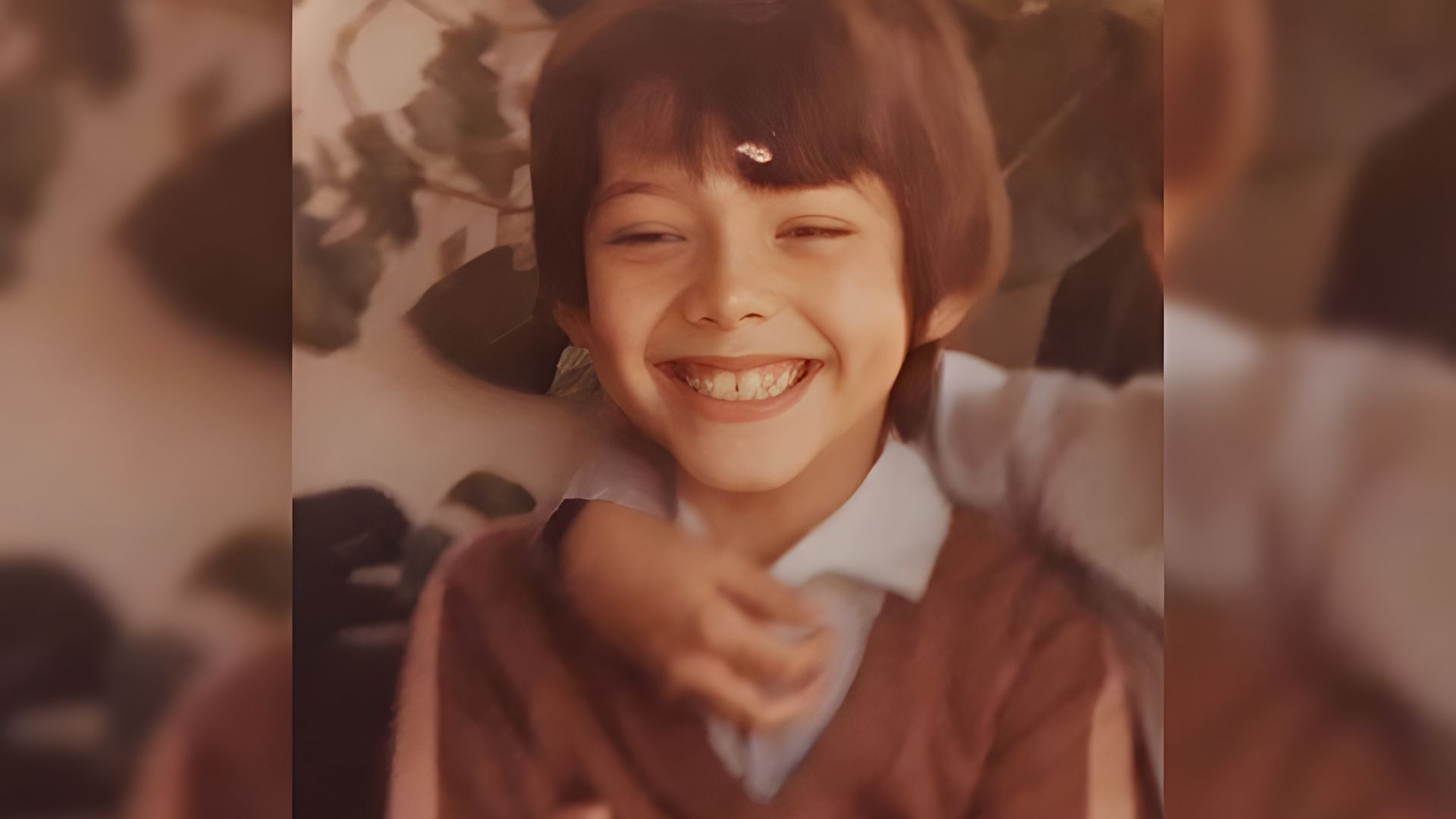 Alvaro Morte as a child