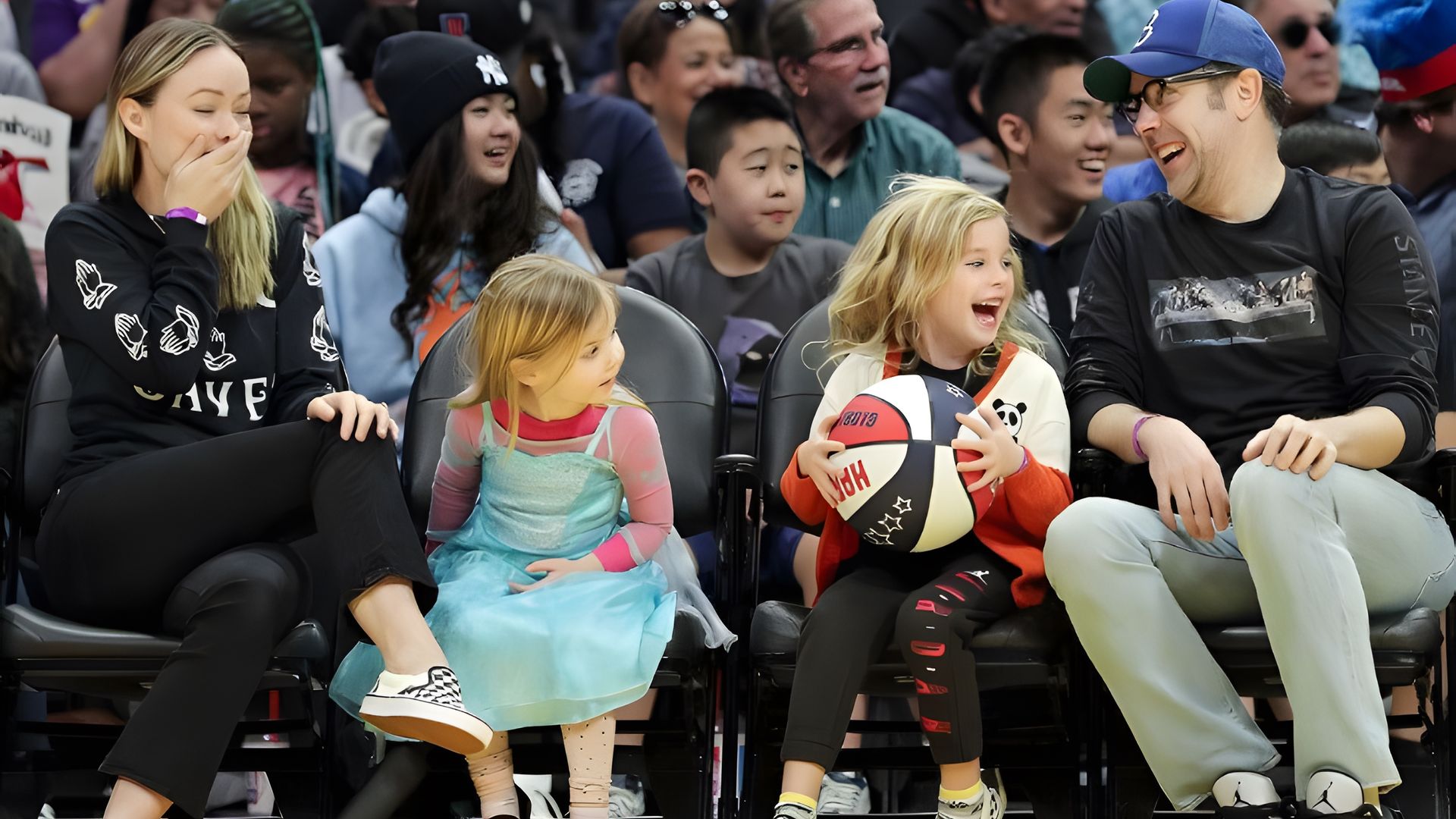 Olivia, Jason and their kids