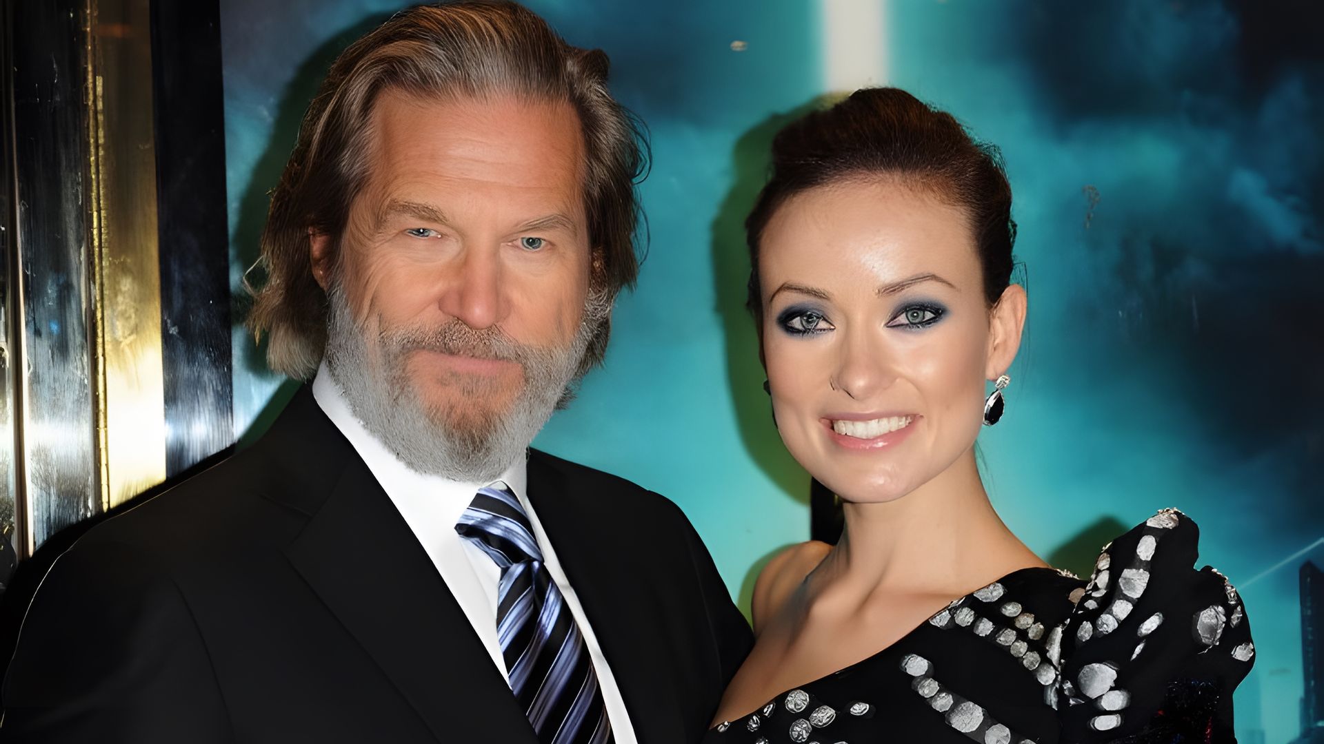 Olivia Wilde and Jeff Bridges