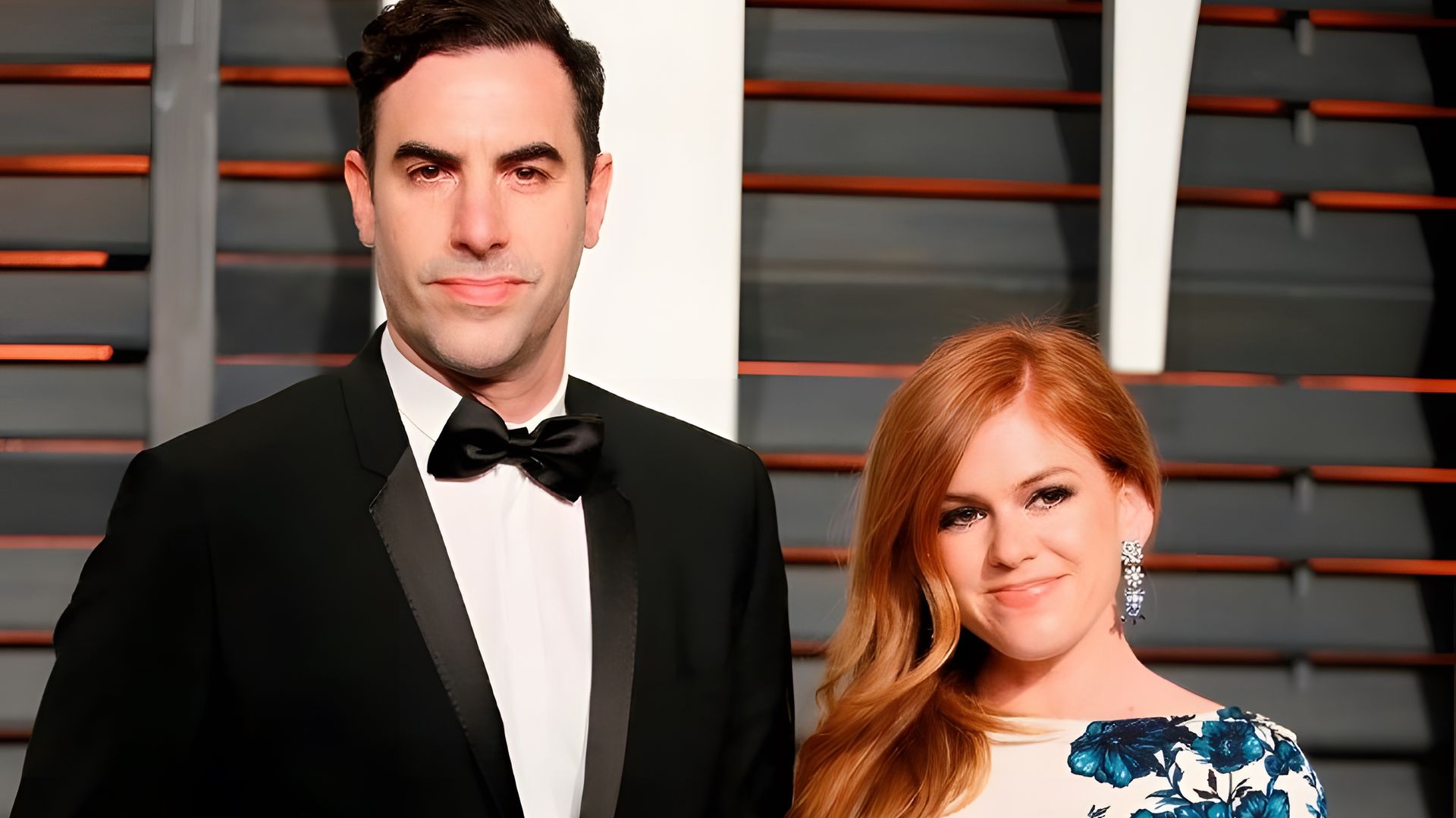 Sacha Baron Cohen and Isla Fisher