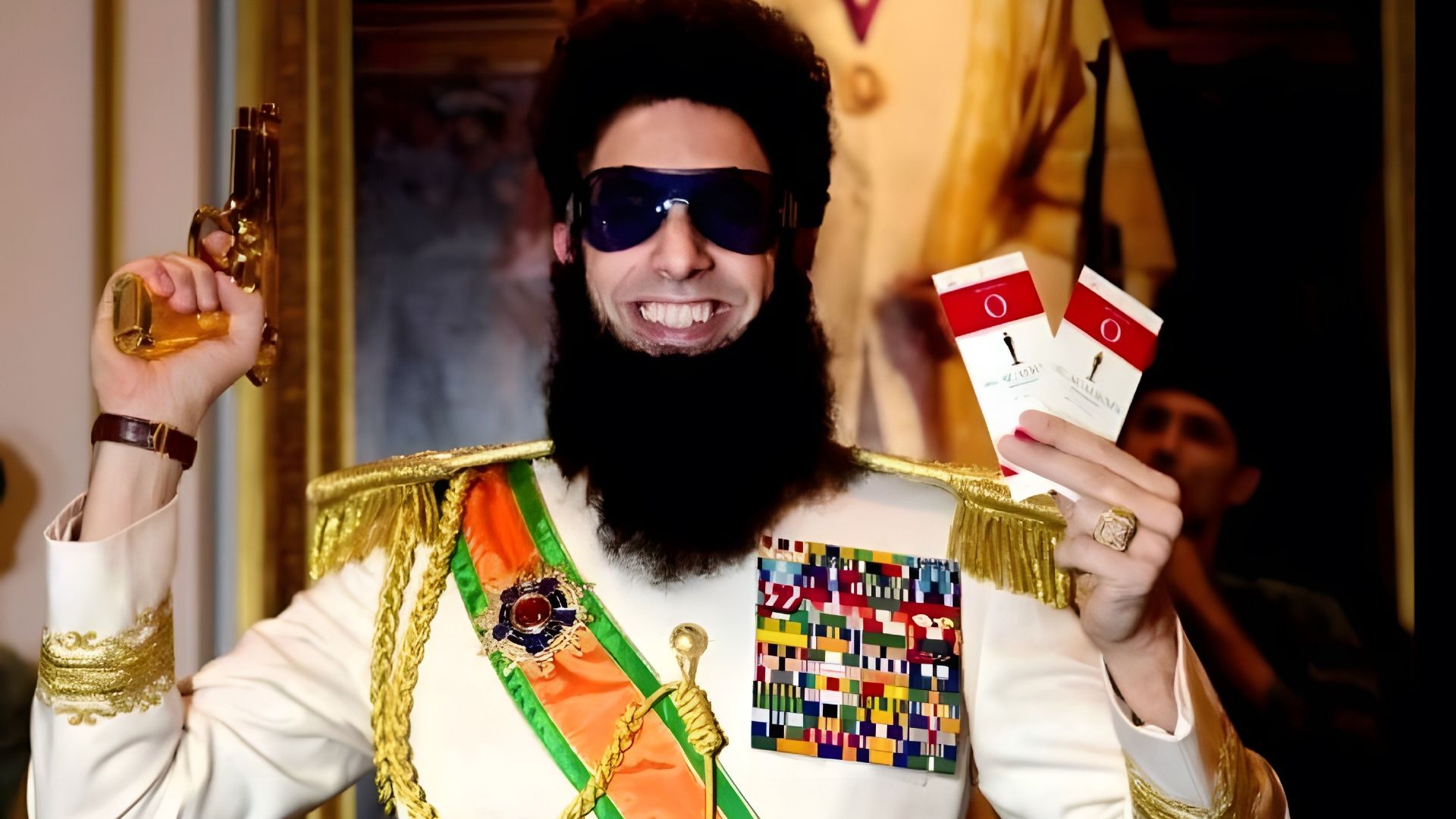 Sacha Baron Cohen as General Aladeen