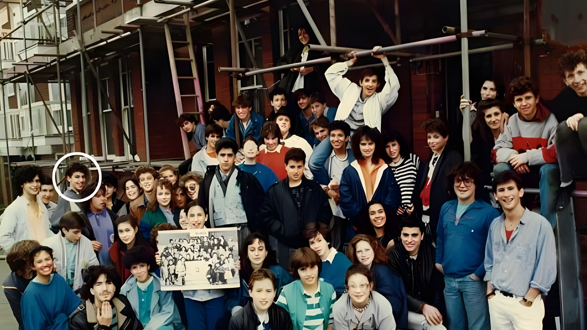 Sacha Baron Cohen in his youth