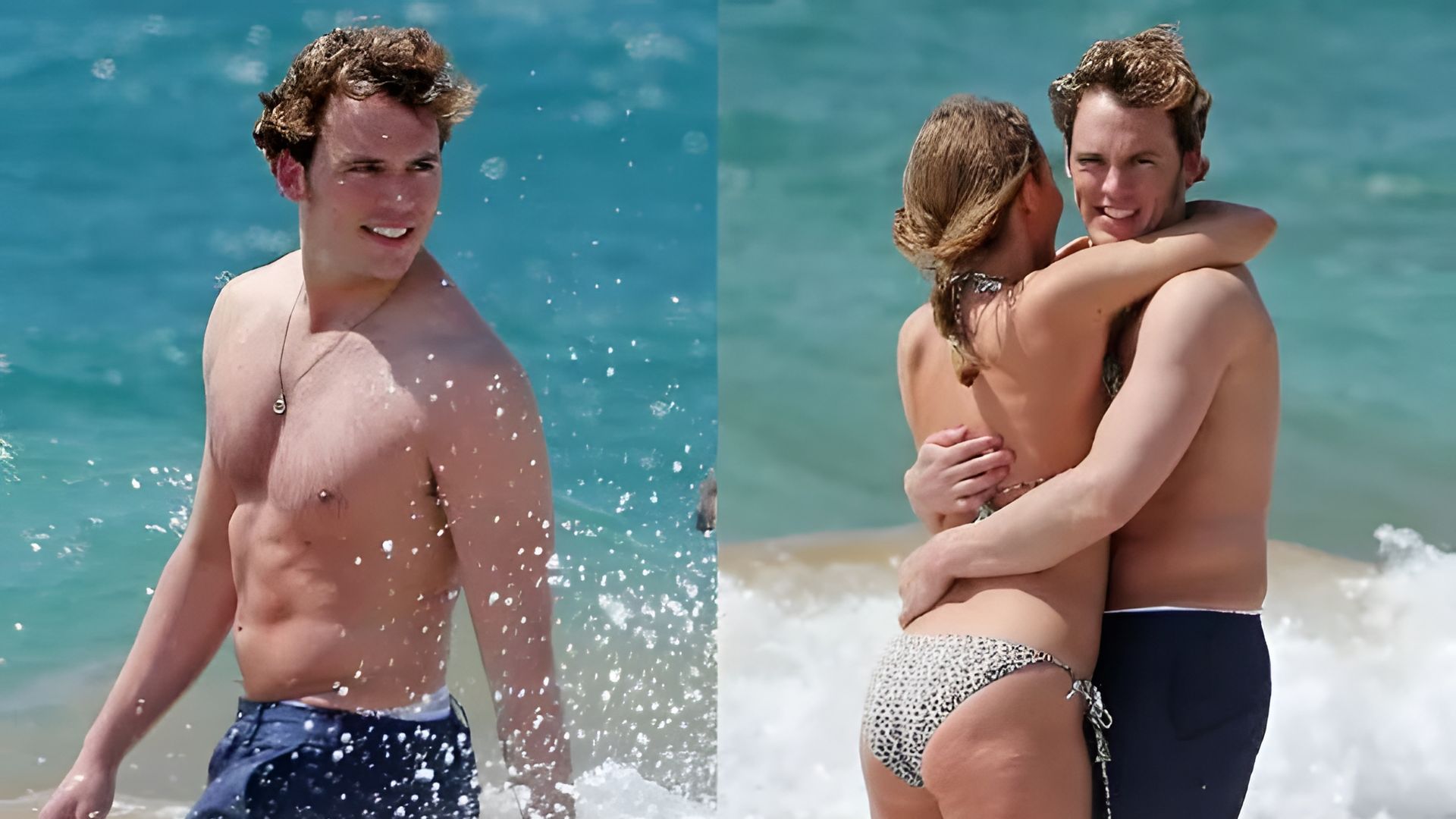 Sam Claflin with his ex-wife