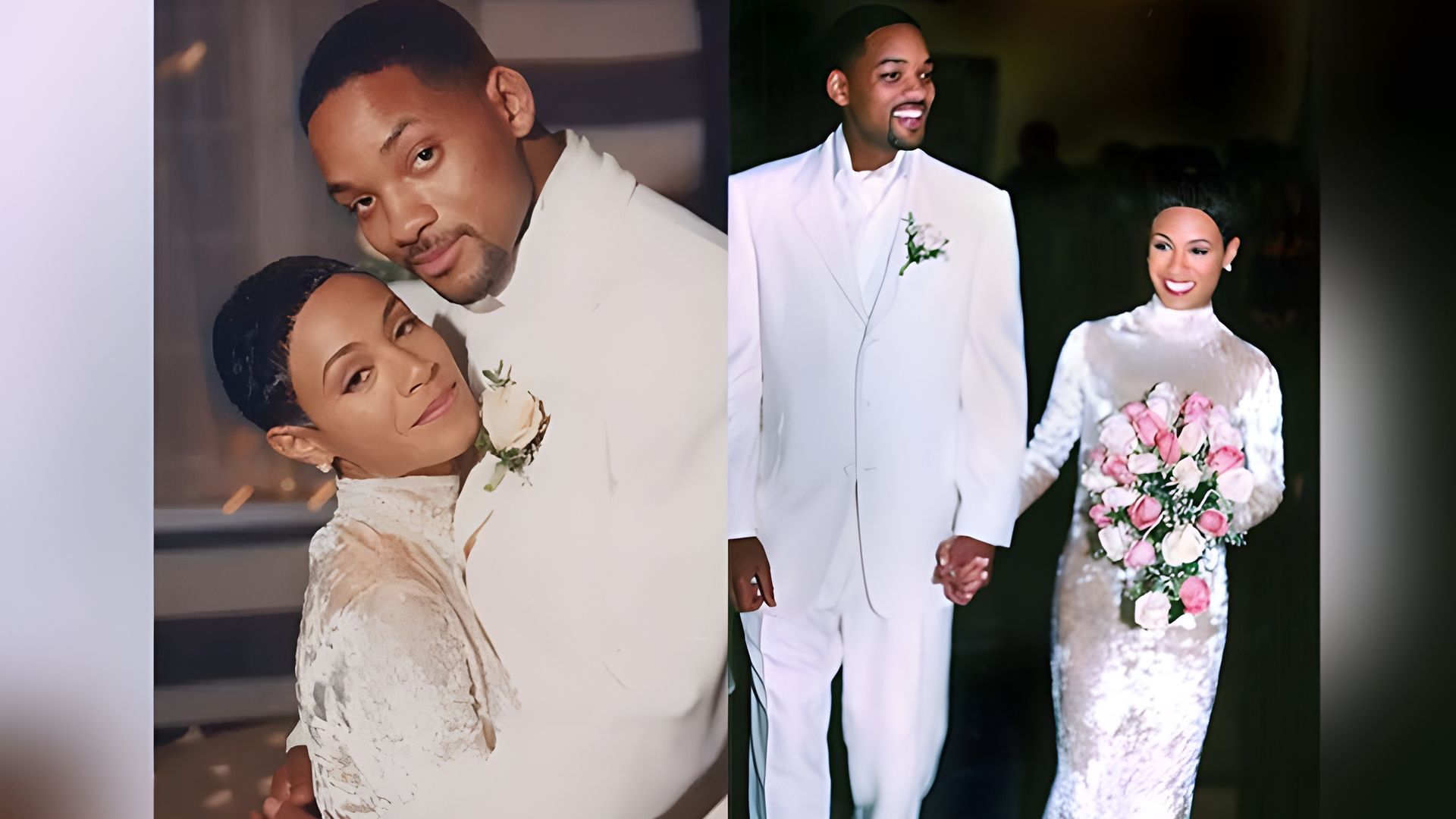 The wedding of Jada Pinkett and Will Smith