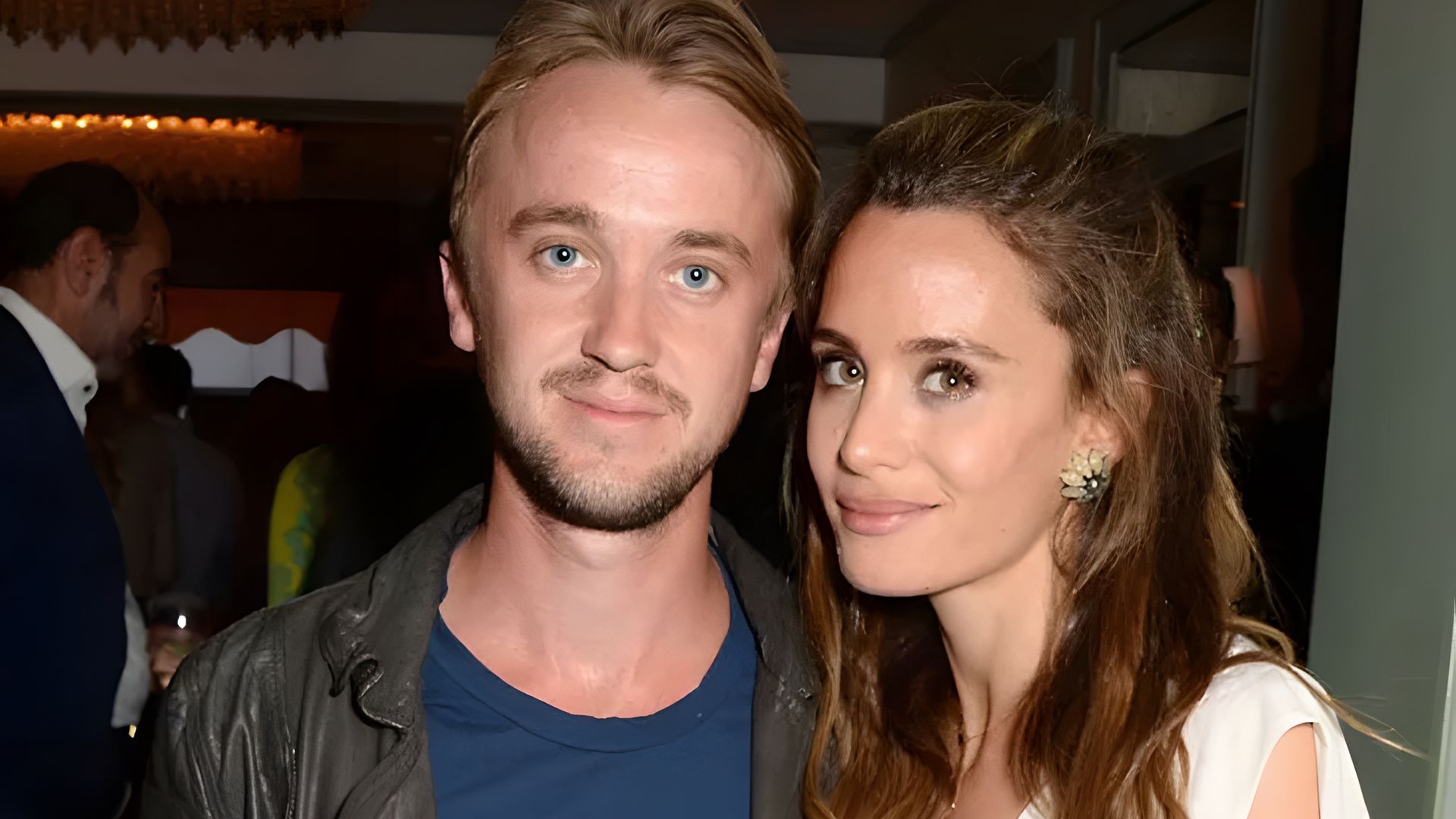 Tom Felton and Jade Gordon